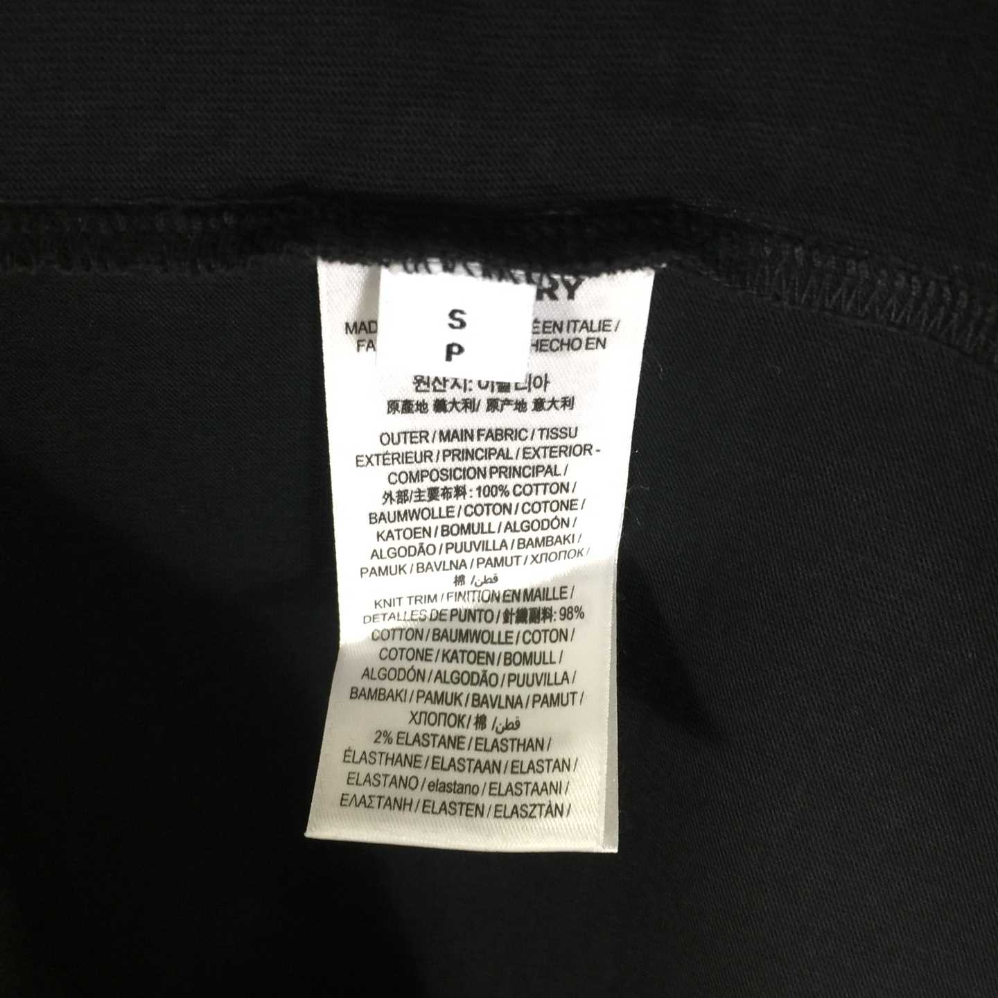 Burberry Black EKD Cotton T-shirt - PerfectKickZ