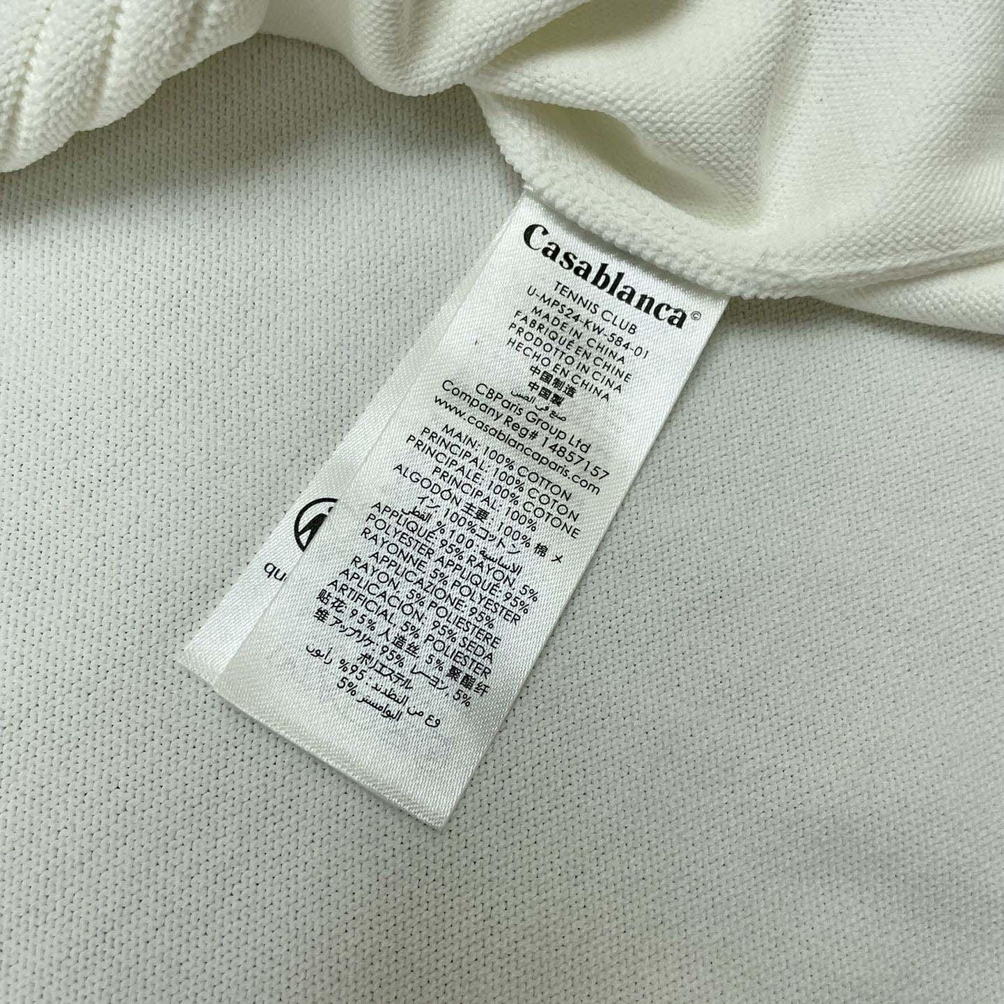 Casablanca White Embroidered Cardigan  D0055 - PerfectKickZ