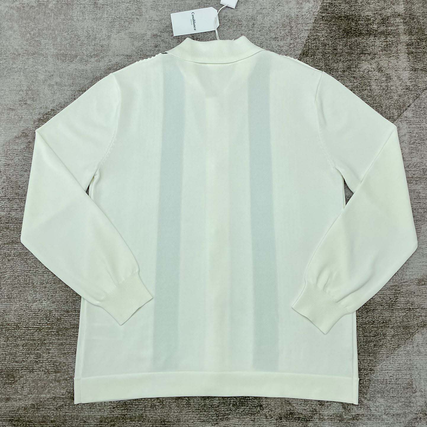 Casablanca White Embroidered Cardigan  D0055 - PerfectKickZ