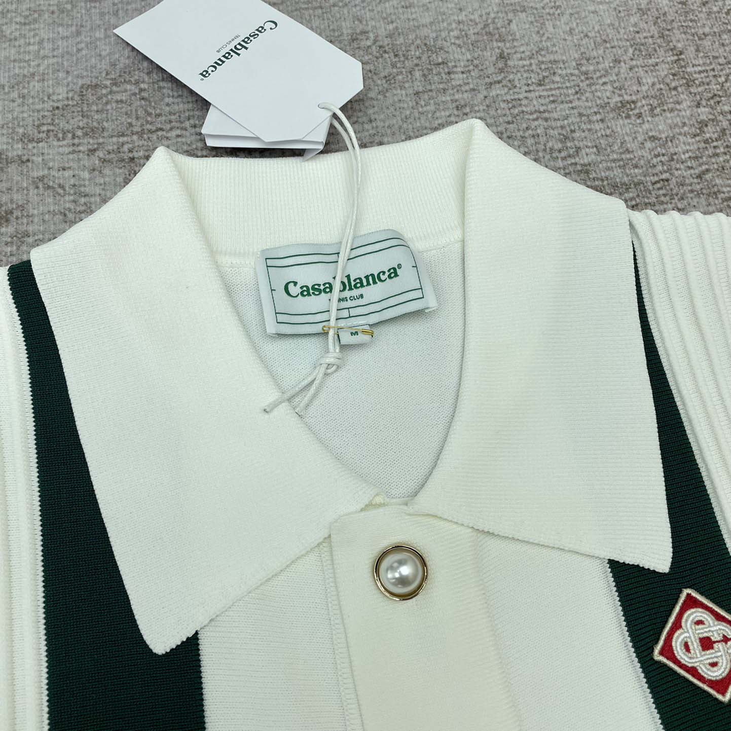 Casablanca White Embroidered Cardigan  D0055 - PerfectKickZ