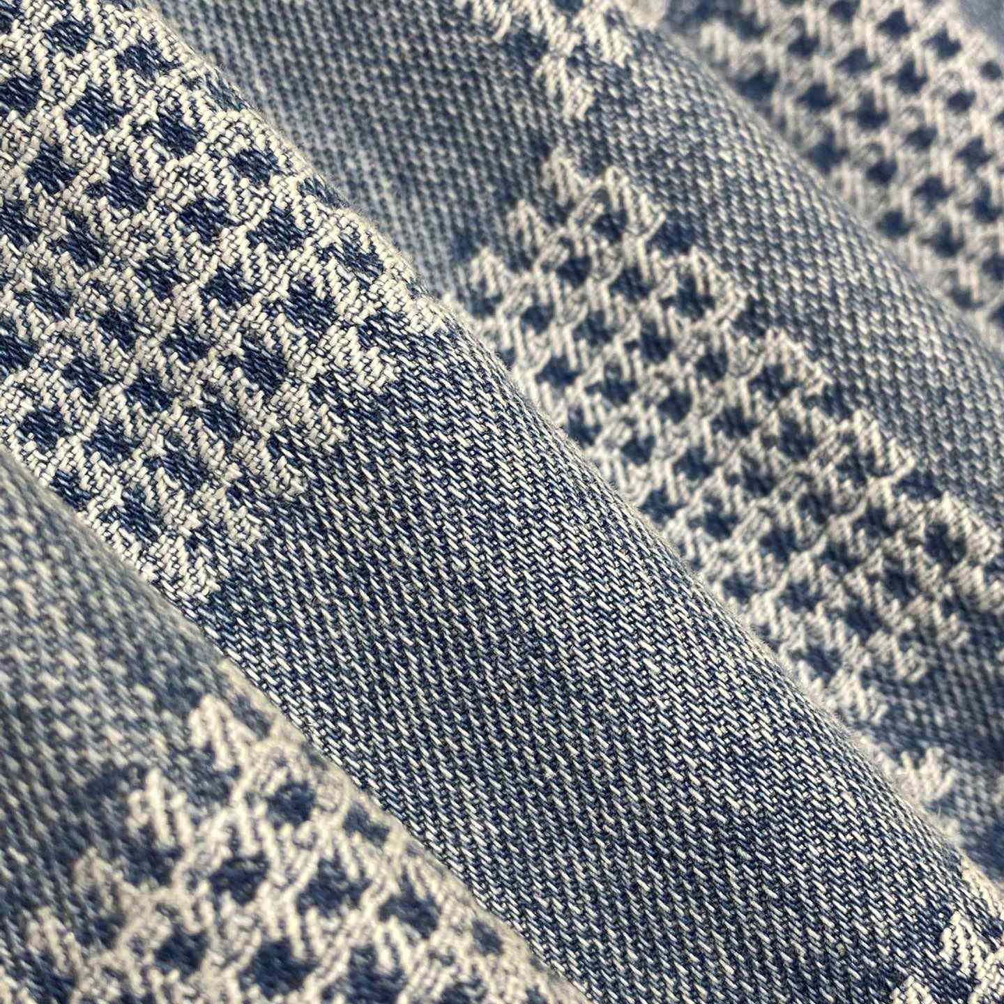 Louis Vuitton Damier Short-Sleeved Chambray Shirt   - PerfectKickZ