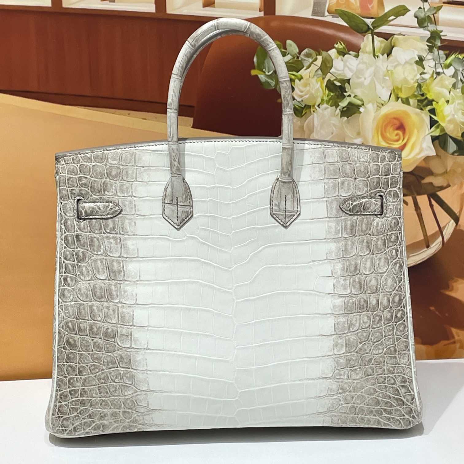 Hermes Birkin Crocodile White   35cm - PerfectKickZ