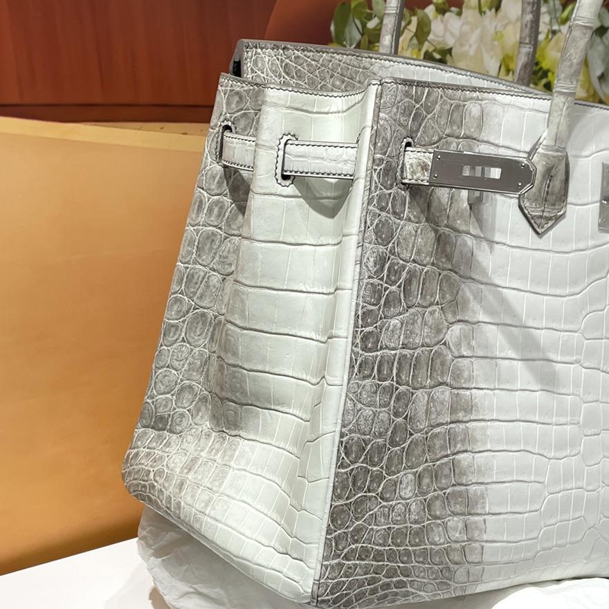 Hermes Birkin Crocodile White   35cm - PerfectKickZ