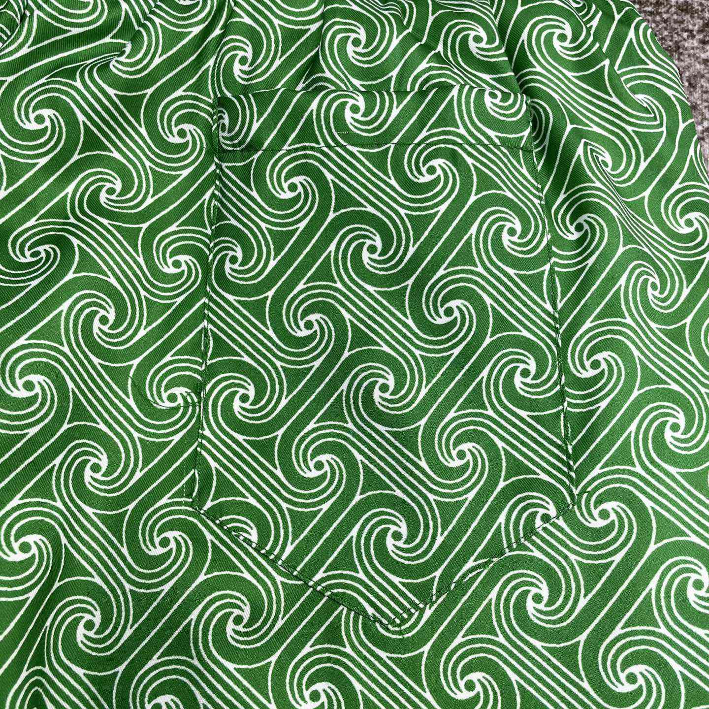 Casablanca Column Monogram Silk Shorts   CA3519 - PerfectKickZ