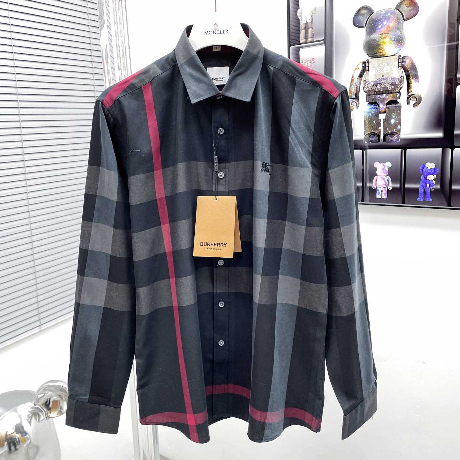 Burberry Check Stretch Shirt  - PerfectKickZ