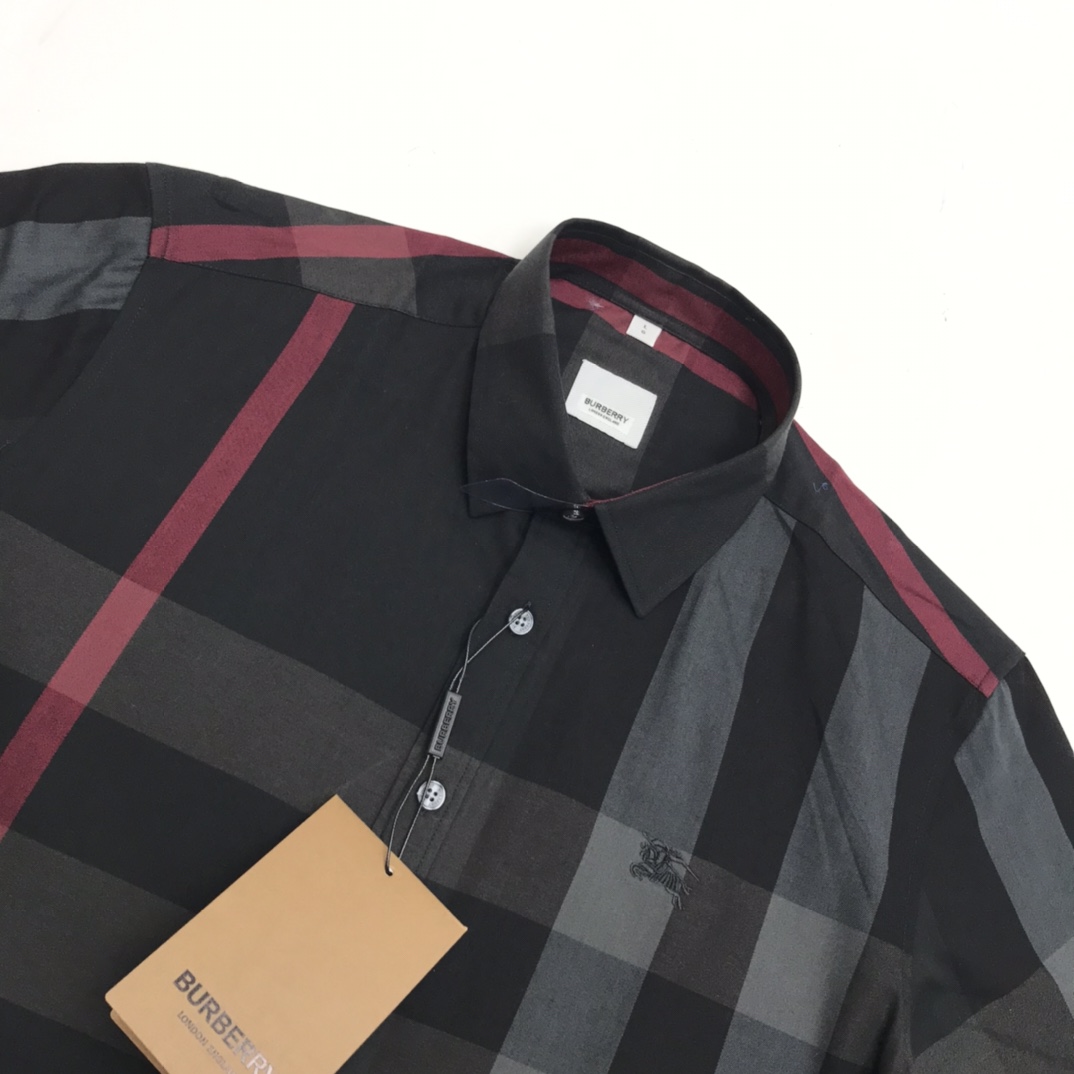 Burberry Check Stretch Shirt  - PerfectKickZ