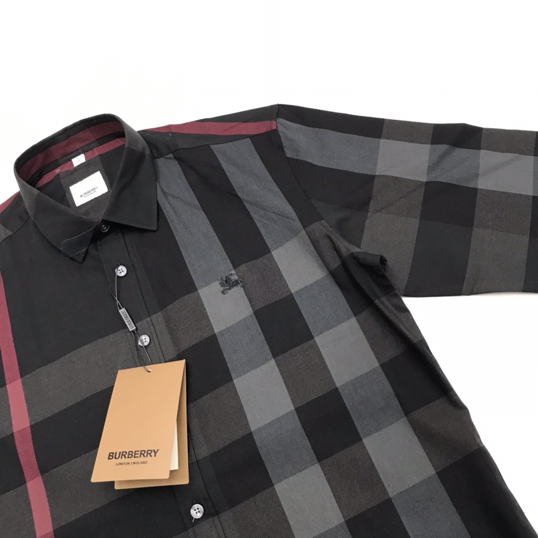 Burberry Check Stretch Shirt  - PerfectKickZ