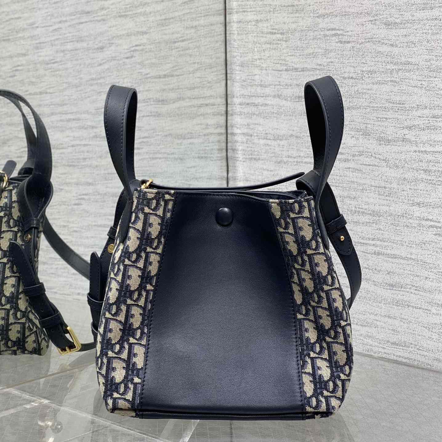 Dior Medium Signature Bucket Bag  - PerfectKickZ