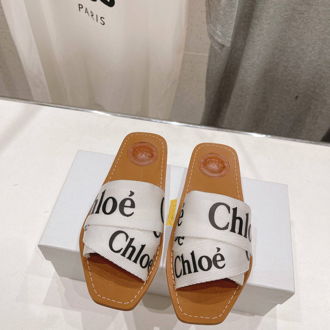 Chloe Woody Cloth Mules - PerfectKickZ
