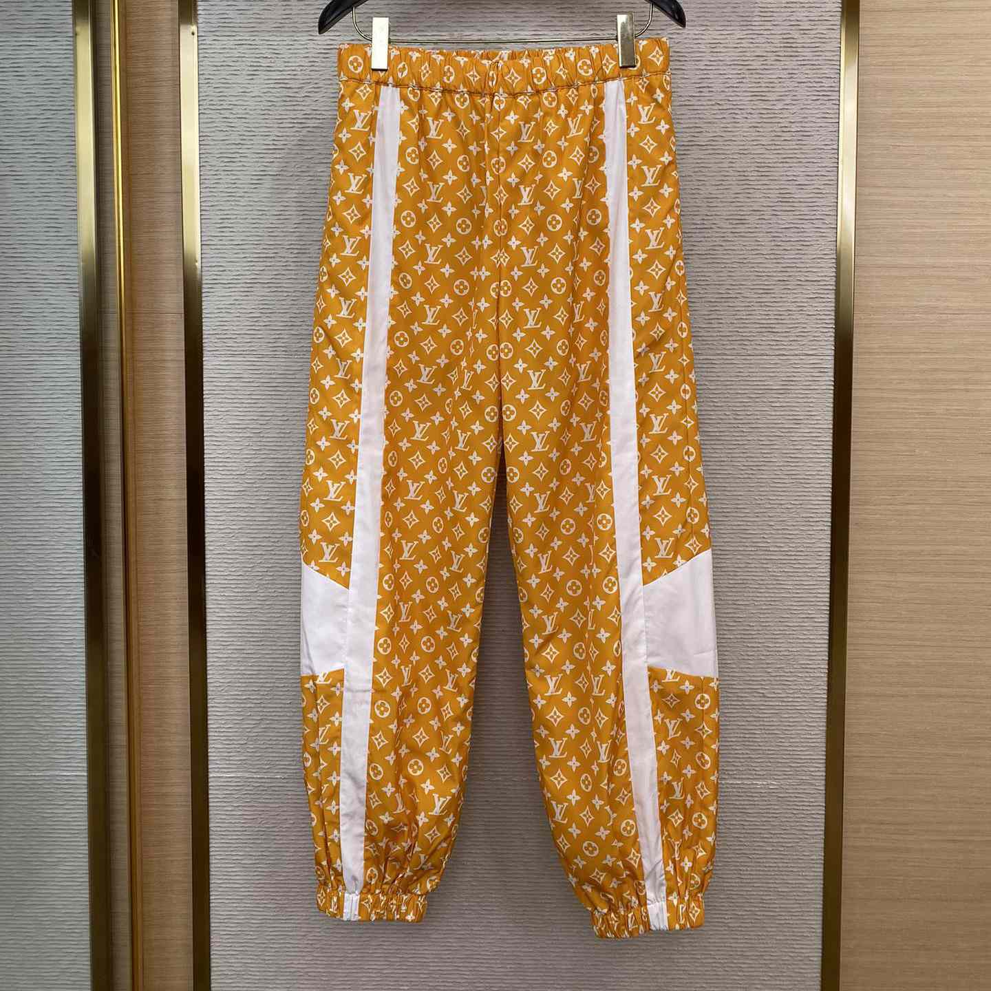 Louis Vuitton Monogram Printed Technical Track Pants   1AFWQM - PerfectKickZ