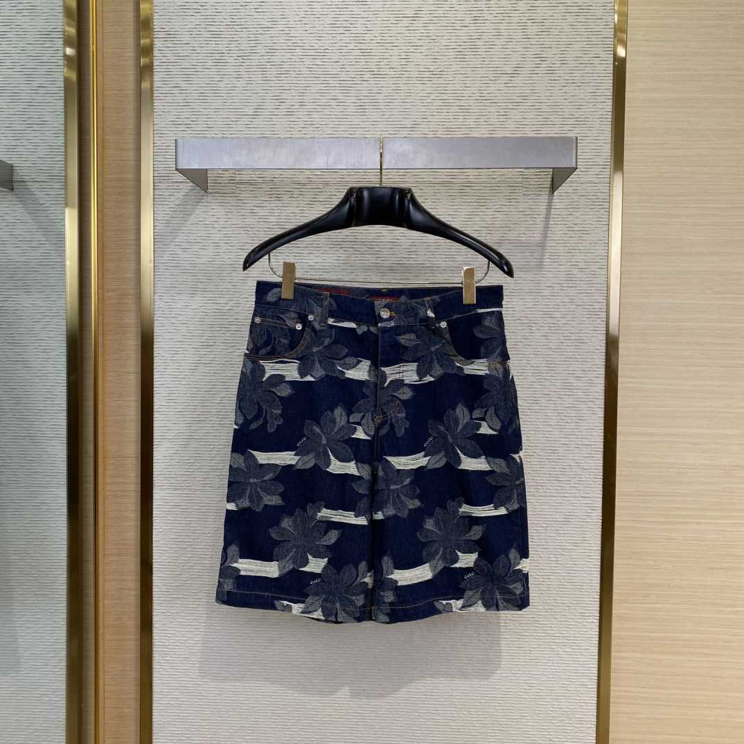 Gucci Denim Jacquard Pant  - PerfectKickZ