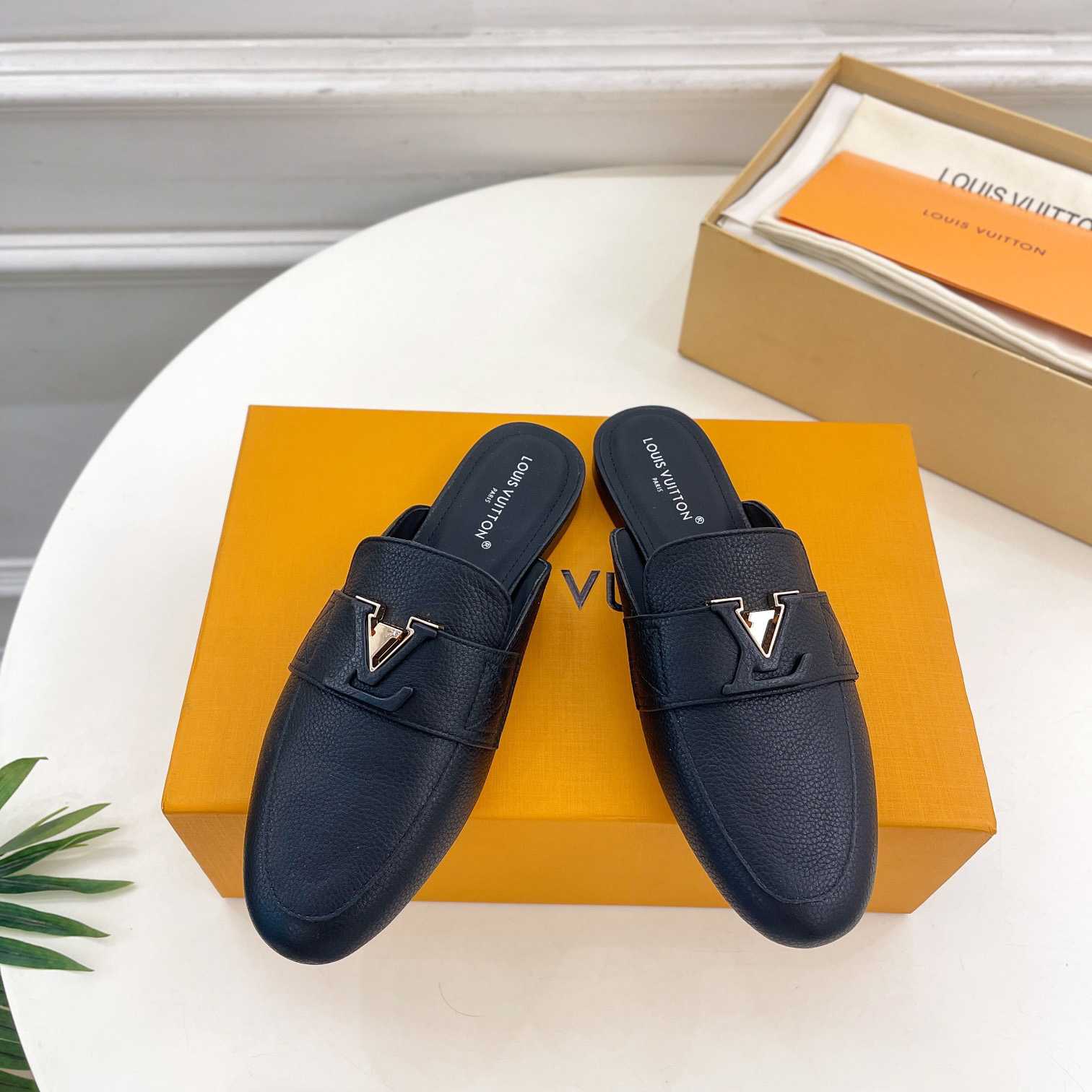 Louis Vuitton LV Capri Open Back Loafer  1AC7N3 - PerfectKickZ