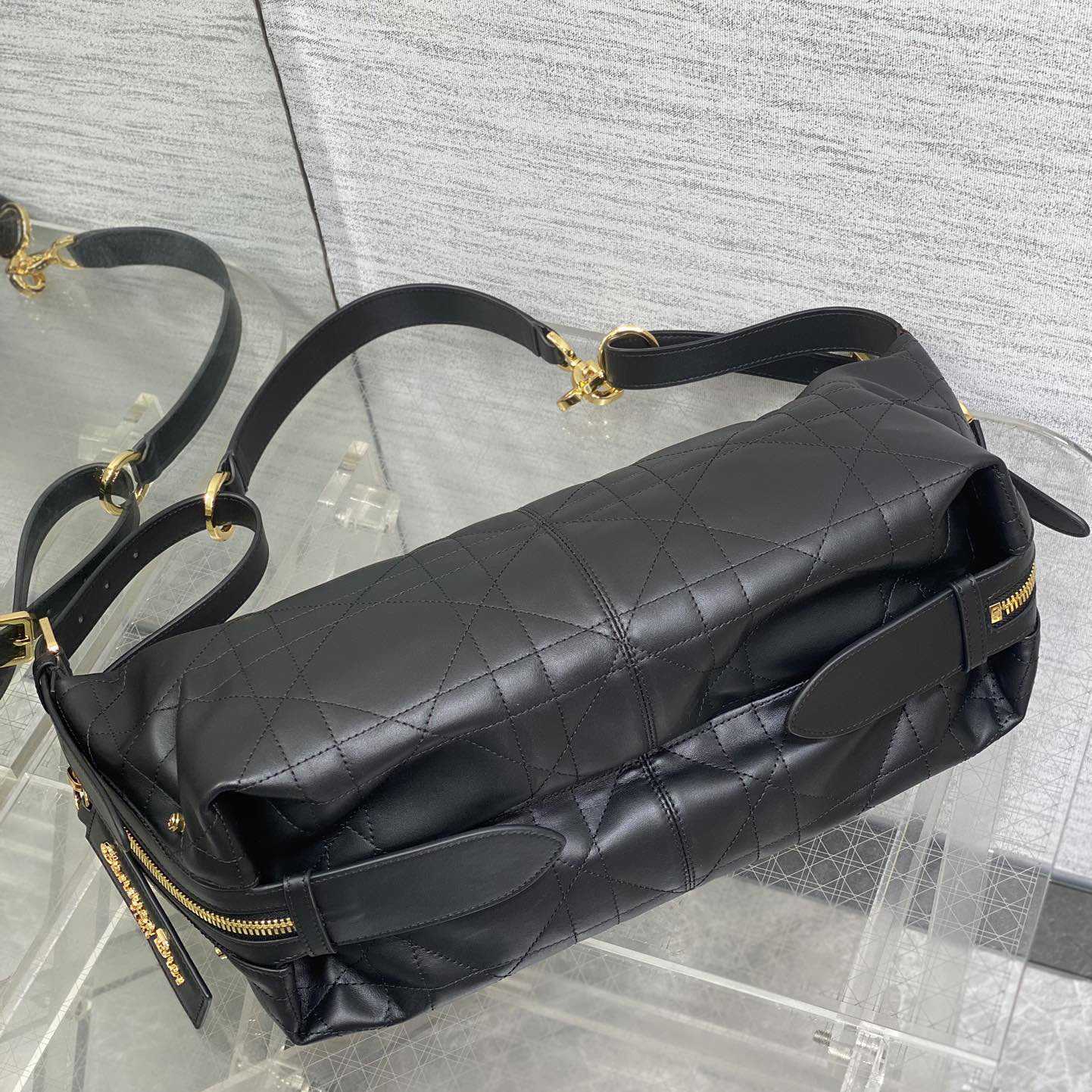 Dior Medium D-Journey Bag in Shiny Goatskin  - PerfectKickZ