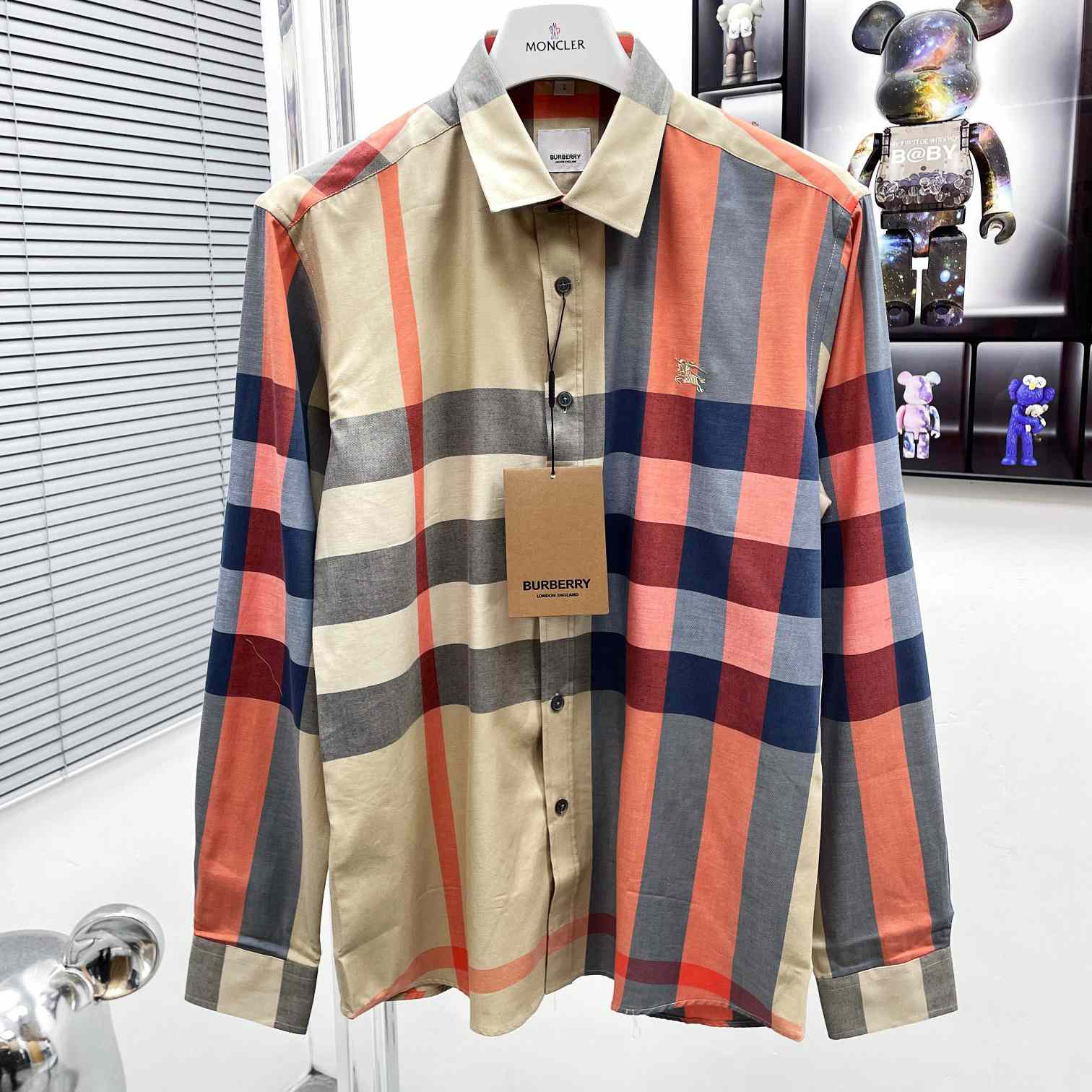 Burberry Check Stretch Shirt  - PerfectKickZ