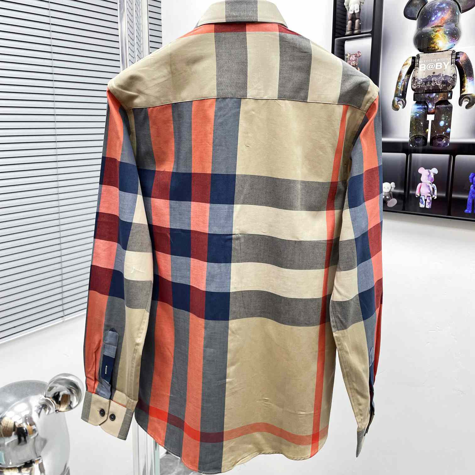 Burberry Check Stretch Shirt  - PerfectKickZ