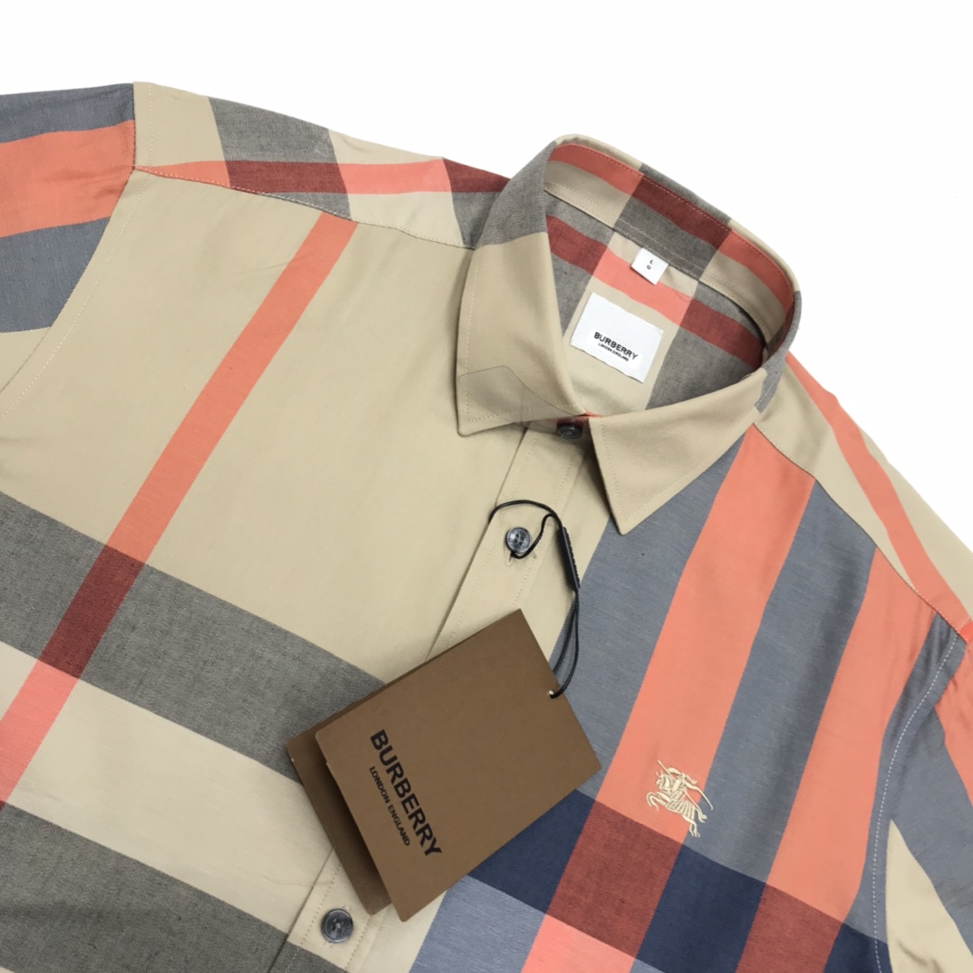 Burberry Check Stretch Shirt  - PerfectKickZ