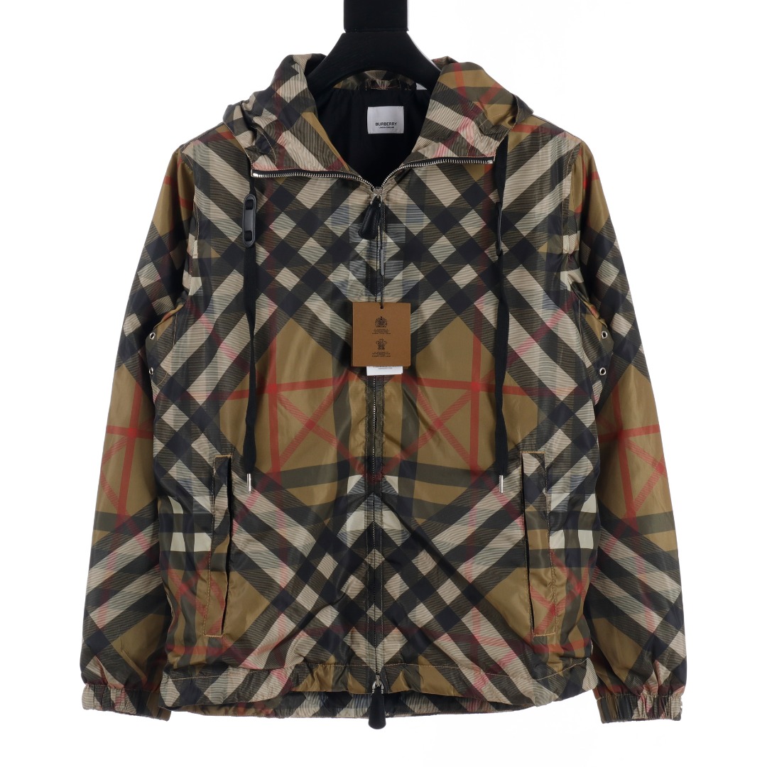 Burberry Check Nylon Jacket  - PerfectKickZ
