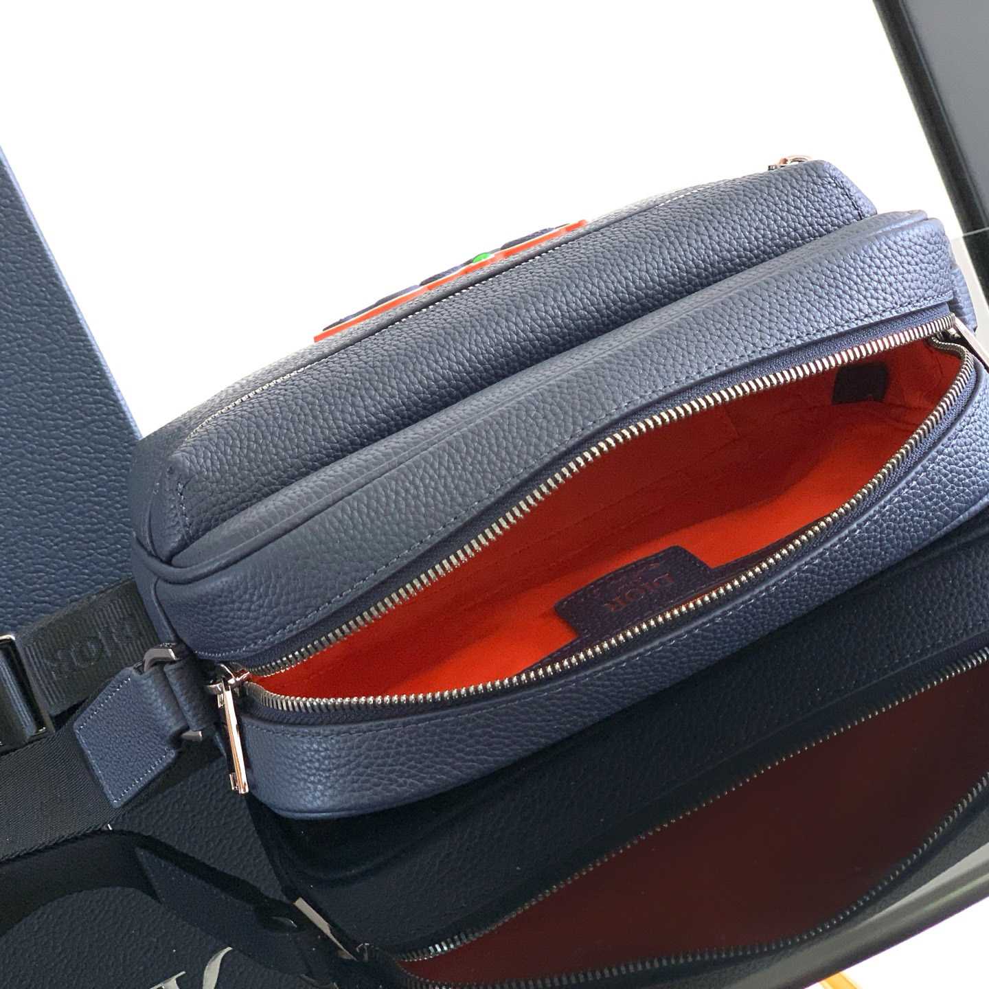 Dior And Kaws Mini Rider 2.0 Zipped Messenger Bag   - PerfectKickZ