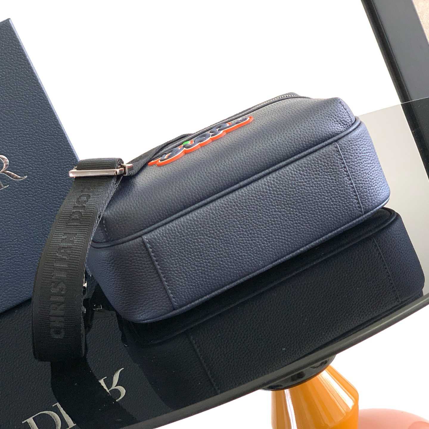Dior And Kaws Mini Rider 2.0 Zipped Messenger Bag   - PerfectKickZ