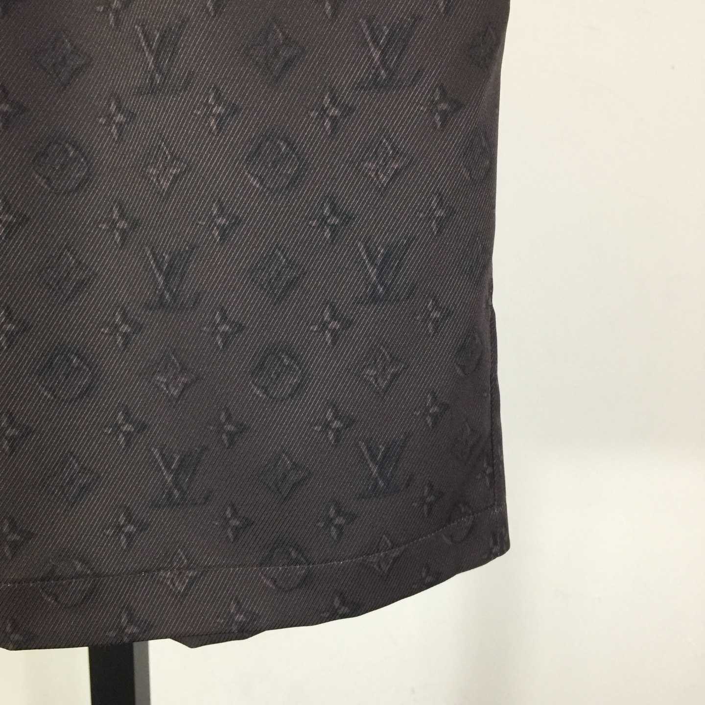 Louis Vuitton Printed Monogram Silk Shorts   1AHCD3 - PerfectKickZ