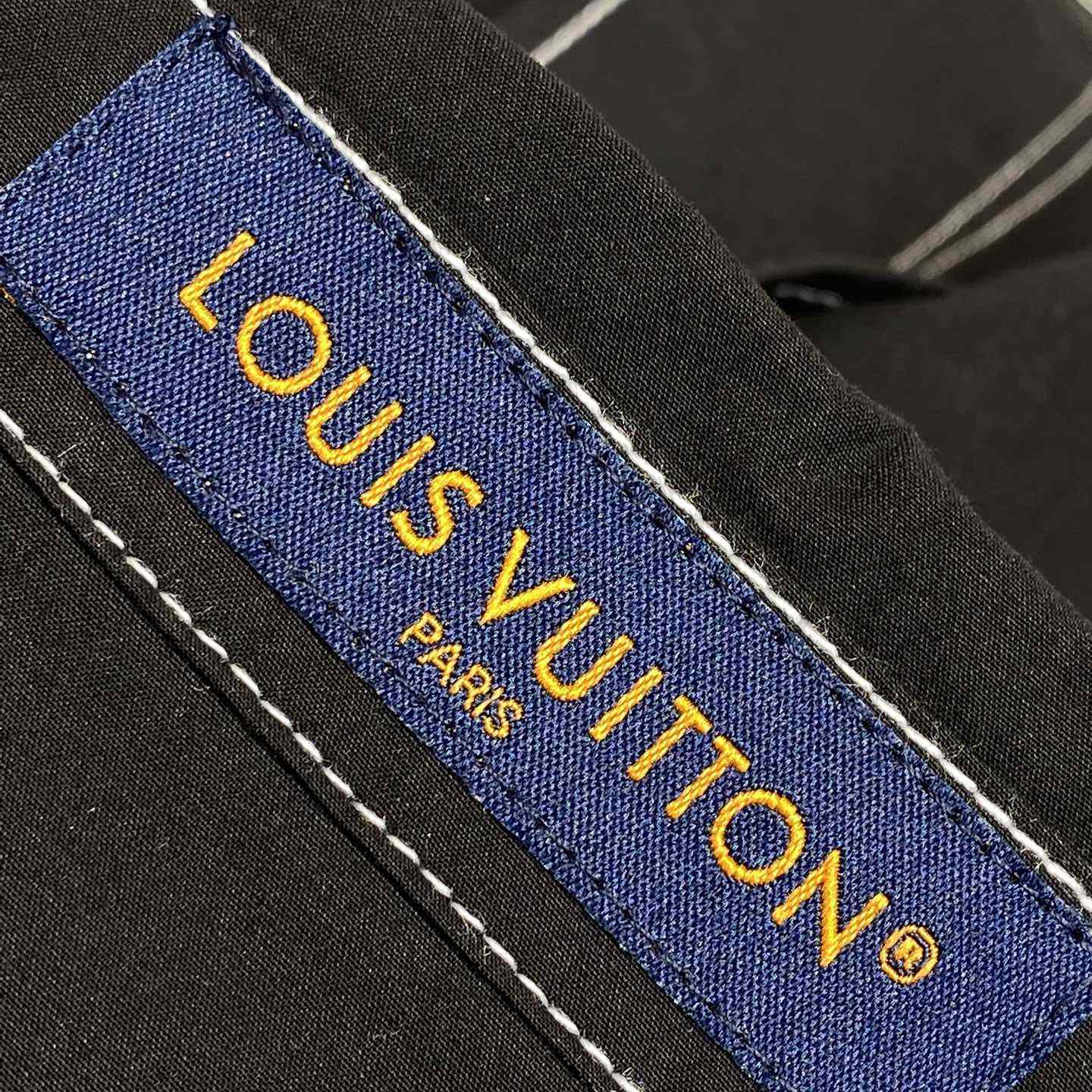 Louis Vuitton Embroidered Short-Sleeved Cotton Shirt   1AFWTV - PerfectKickZ