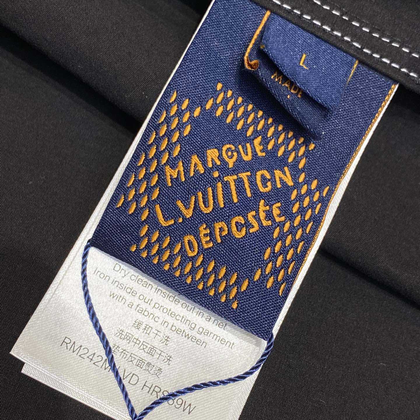 Louis Vuitton Embroidered Short-Sleeved Cotton Shirt   1AFWTV - PerfectKickZ