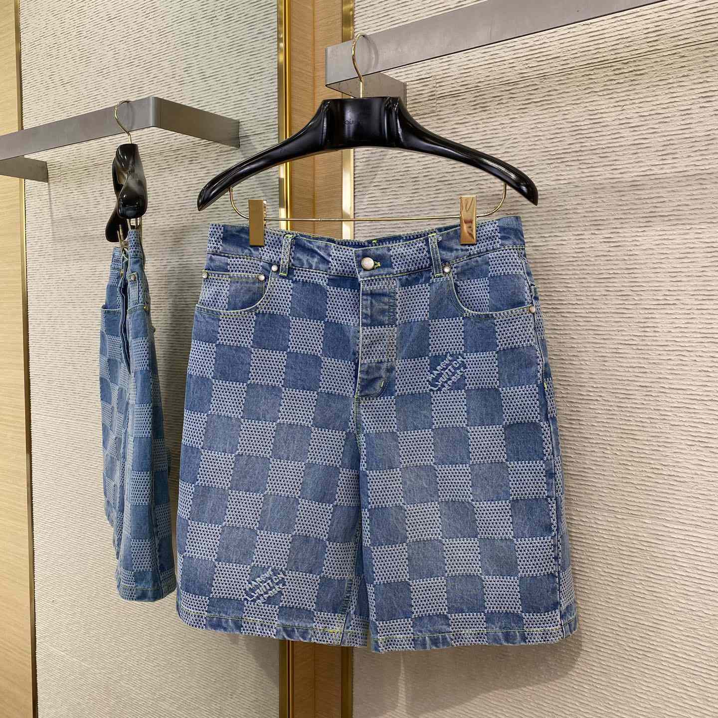 Louis Vuitton Damier Denim Short - PerfectKickZ