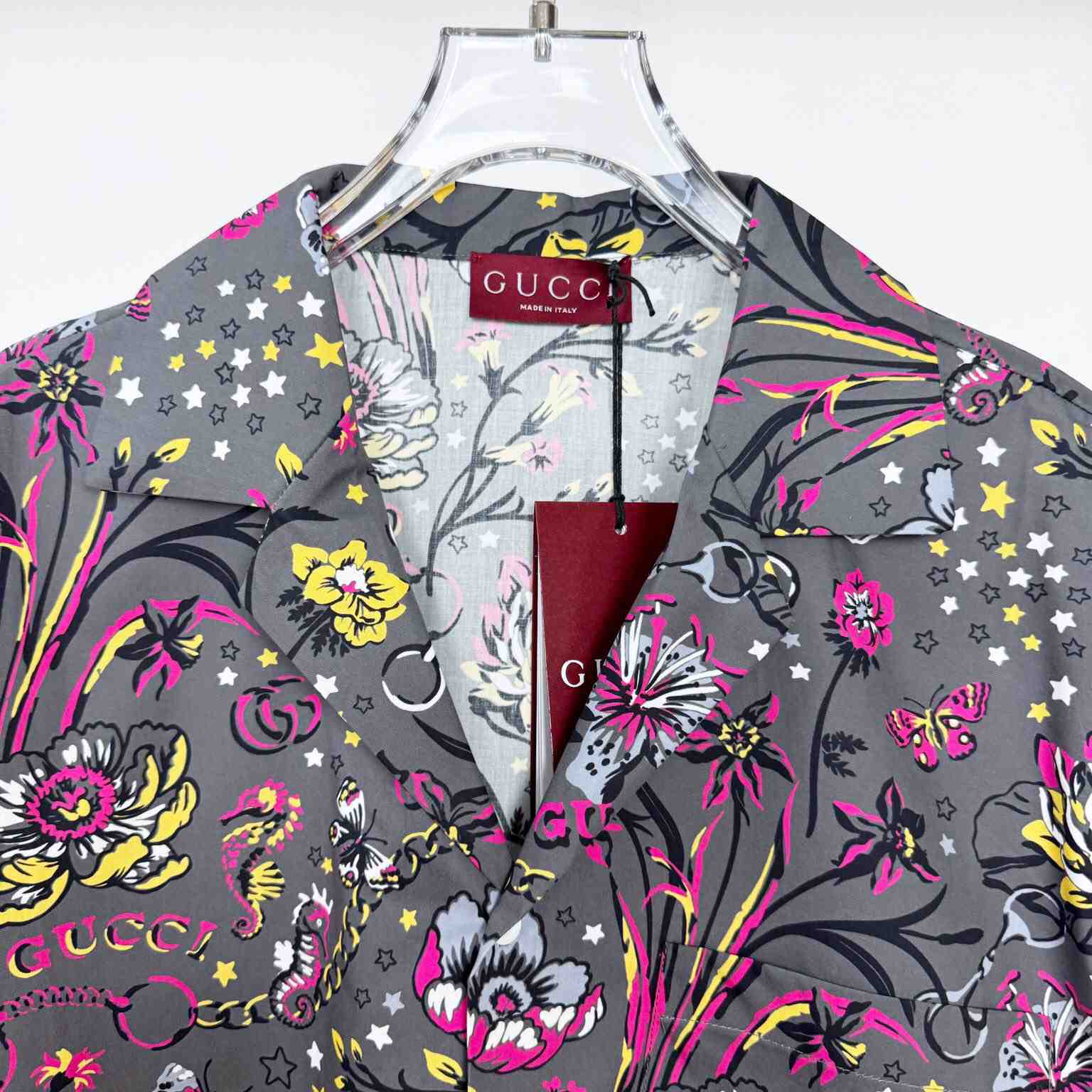 Gucci Punk Floral-print Cotton Shirt - PerfectKickZ