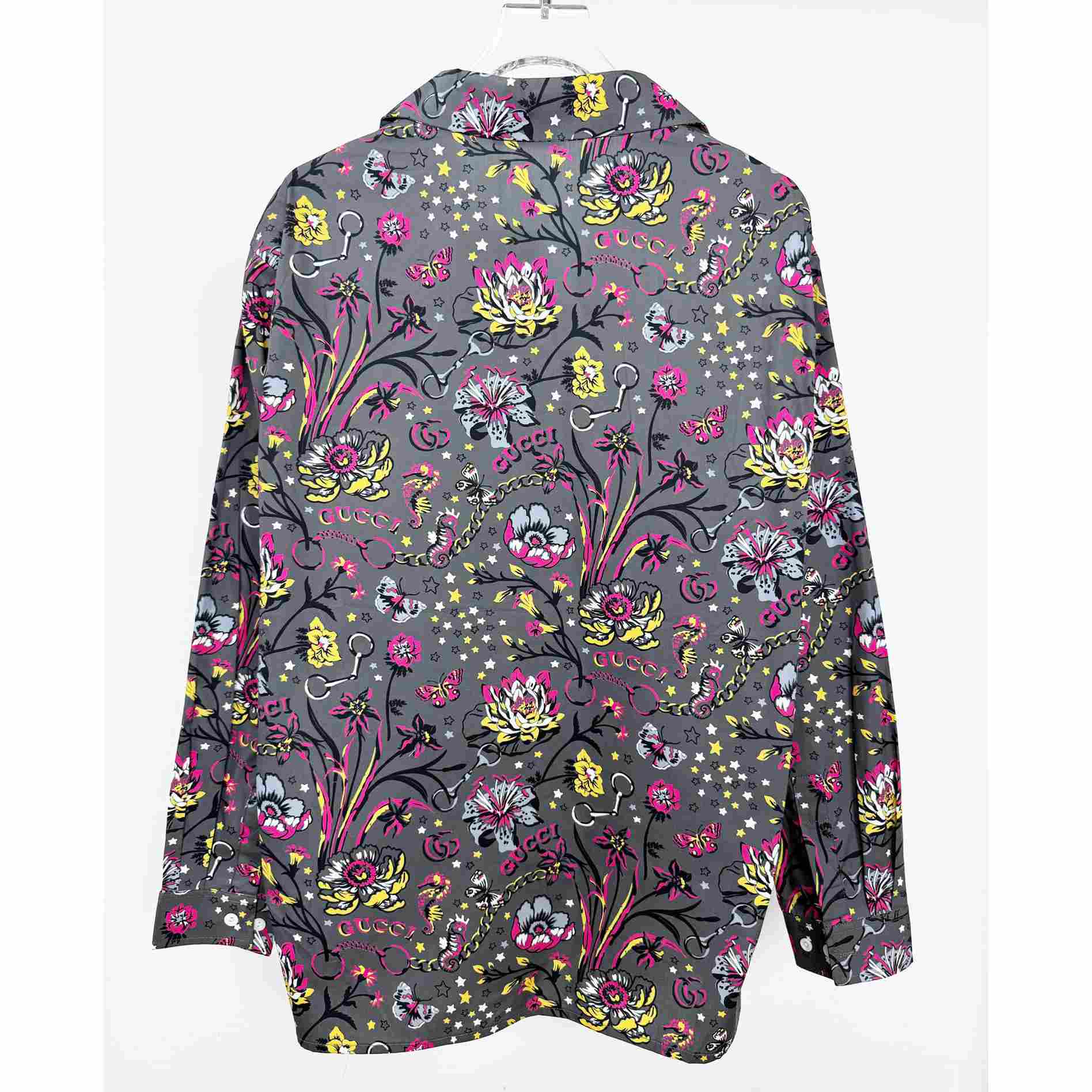 Gucci Punk Floral-print Cotton Shirt - PerfectKickZ