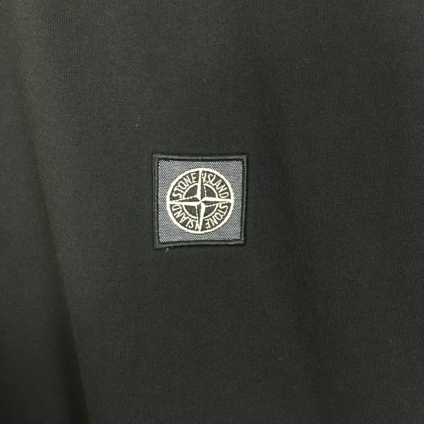 Stone Island Black 2100237 Organic Cotton Jersey 'Fissato' Effect - PerfectKickZ