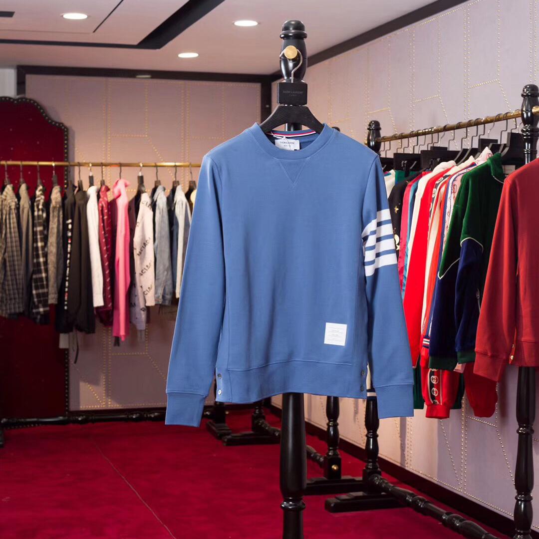 Thom Browne Stripe Sleeve Sweatshirt    TB22 - PerfectKickZ