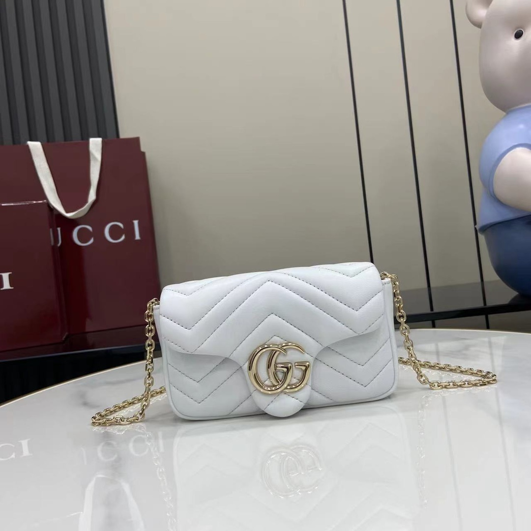 Gucci GG Marmont Mini Shoulder Bag - PerfectKickZ
