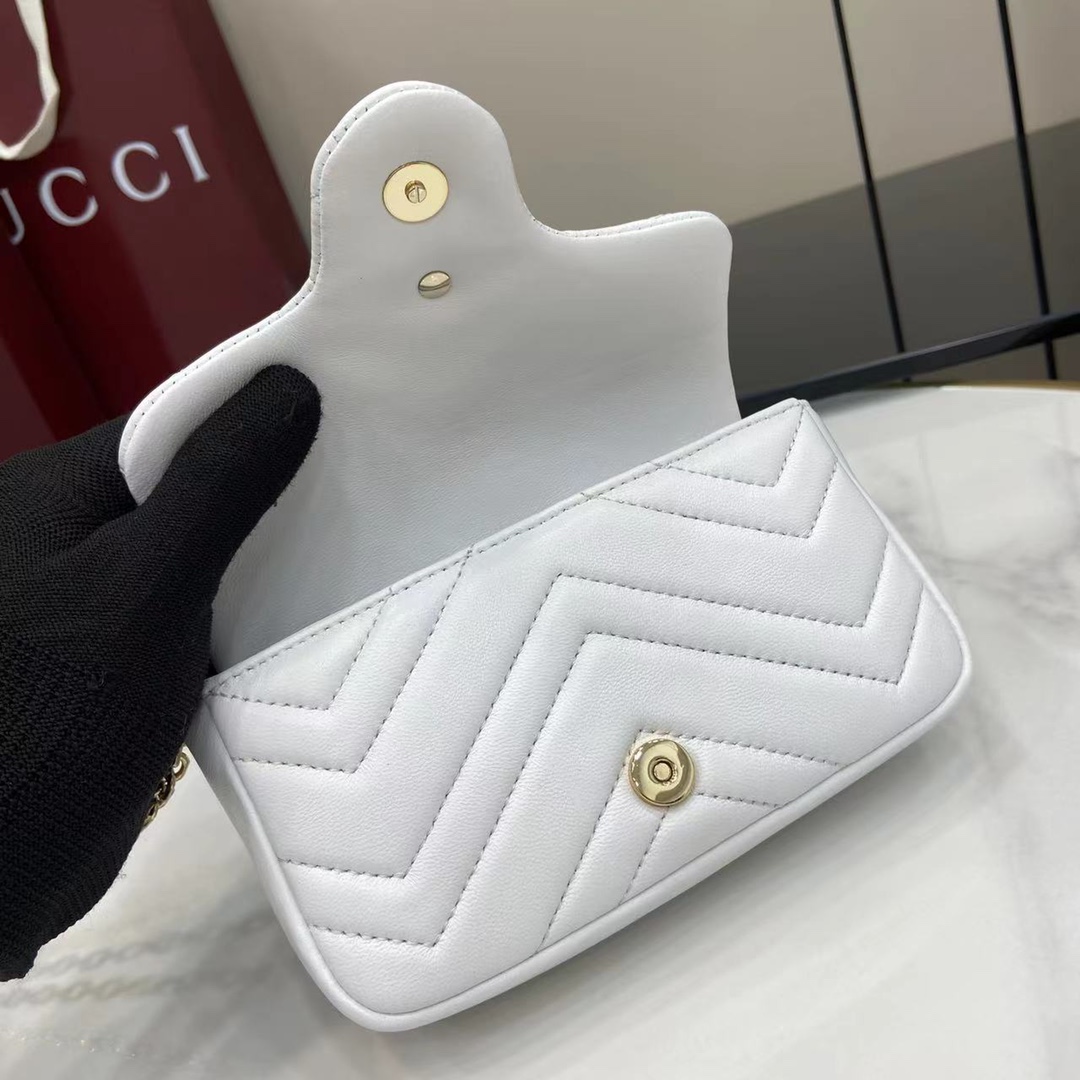 Gucci GG Marmont Mini Shoulder Bag - 