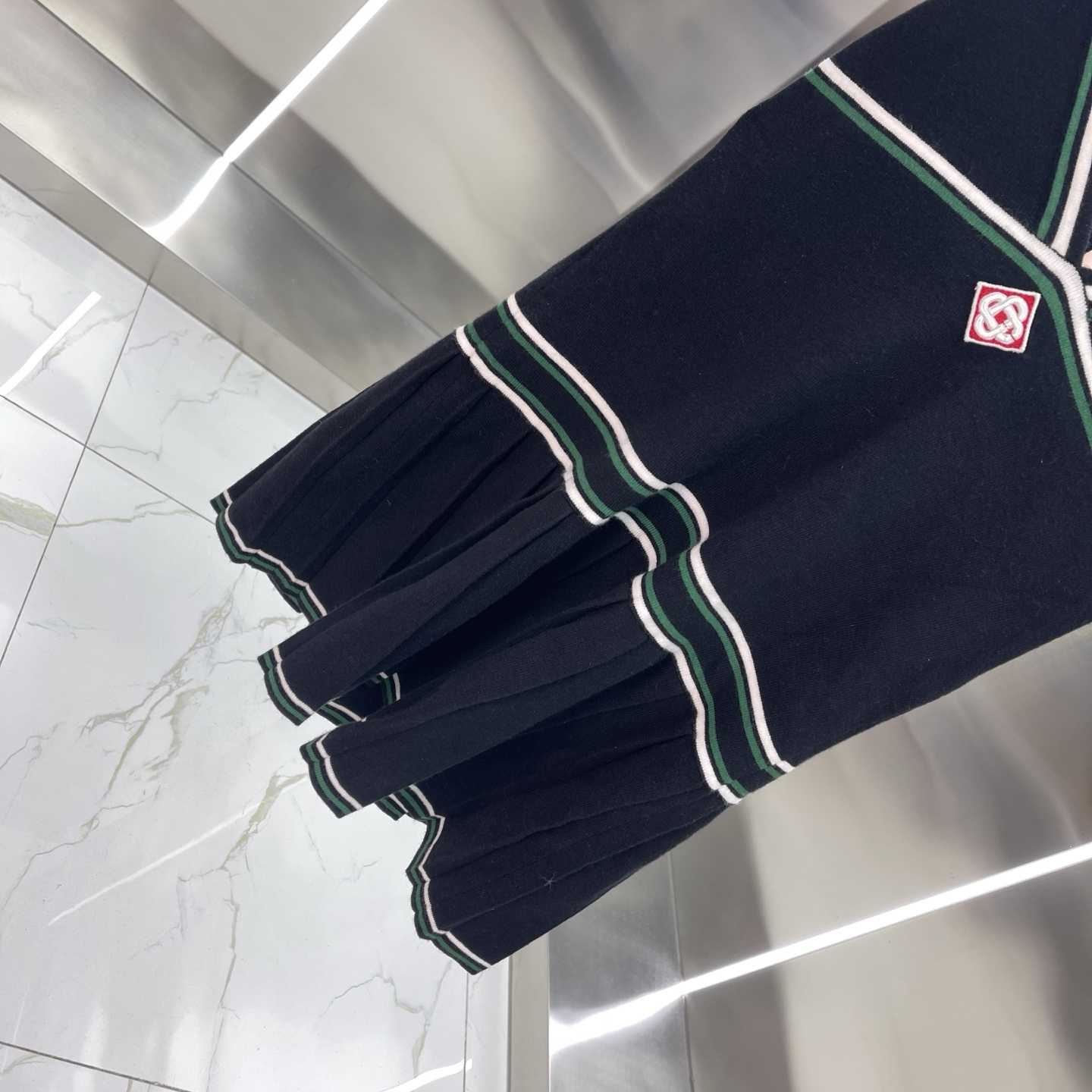 Casablanca Pleated Knit Day Dress - PerfectKickZ