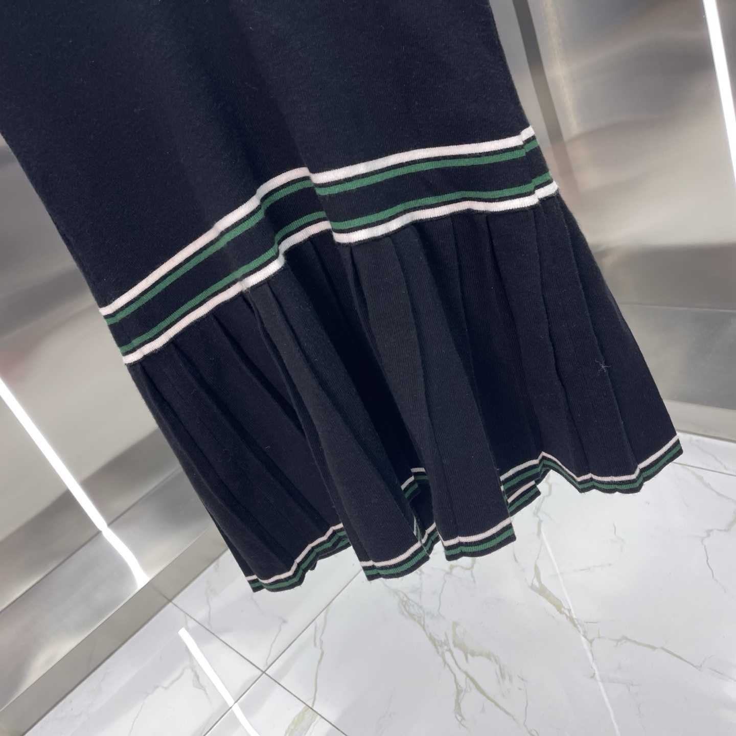 Casablanca Pleated Knit Day Dress - PerfectKickZ