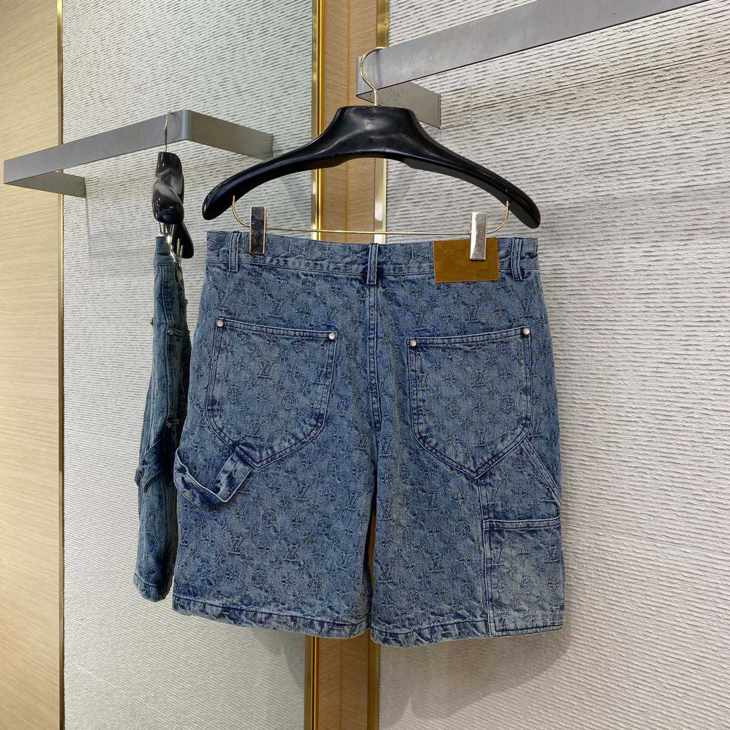 Louis Vuitton Damier Denim Shorts  - PerfectKickZ