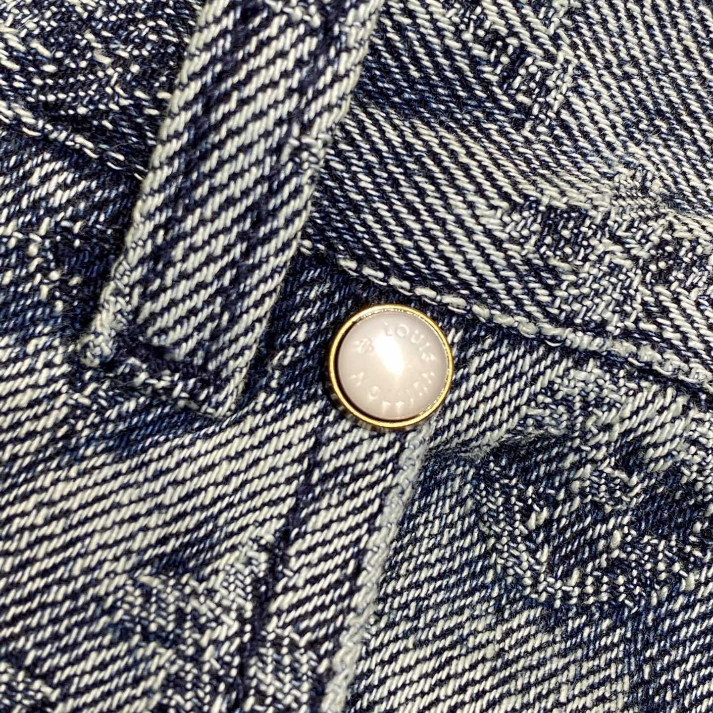 Louis Vuitton Damier Denim Shorts  - PerfectKickZ