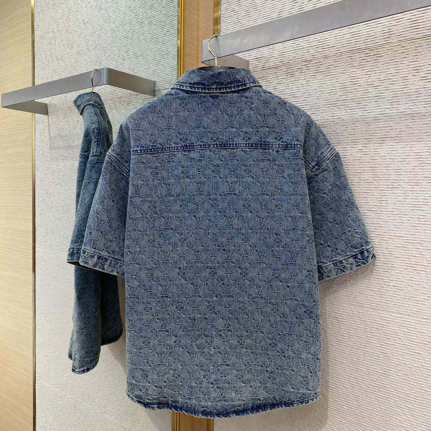 Louis Vuitton Monogram Denim Shirt - PerfectKickZ