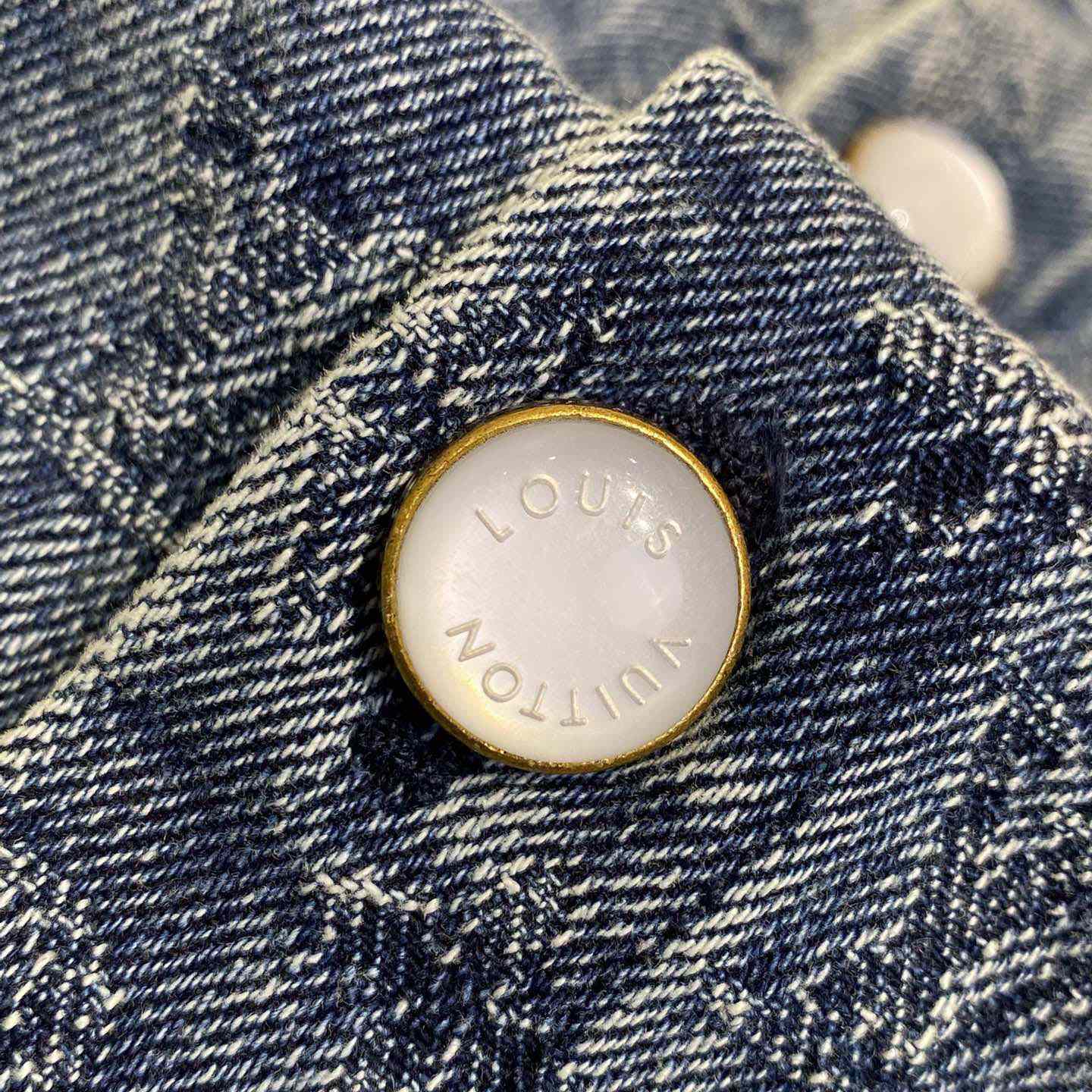 Louis Vuitton Monogram Denim Shirt - PerfectKickZ