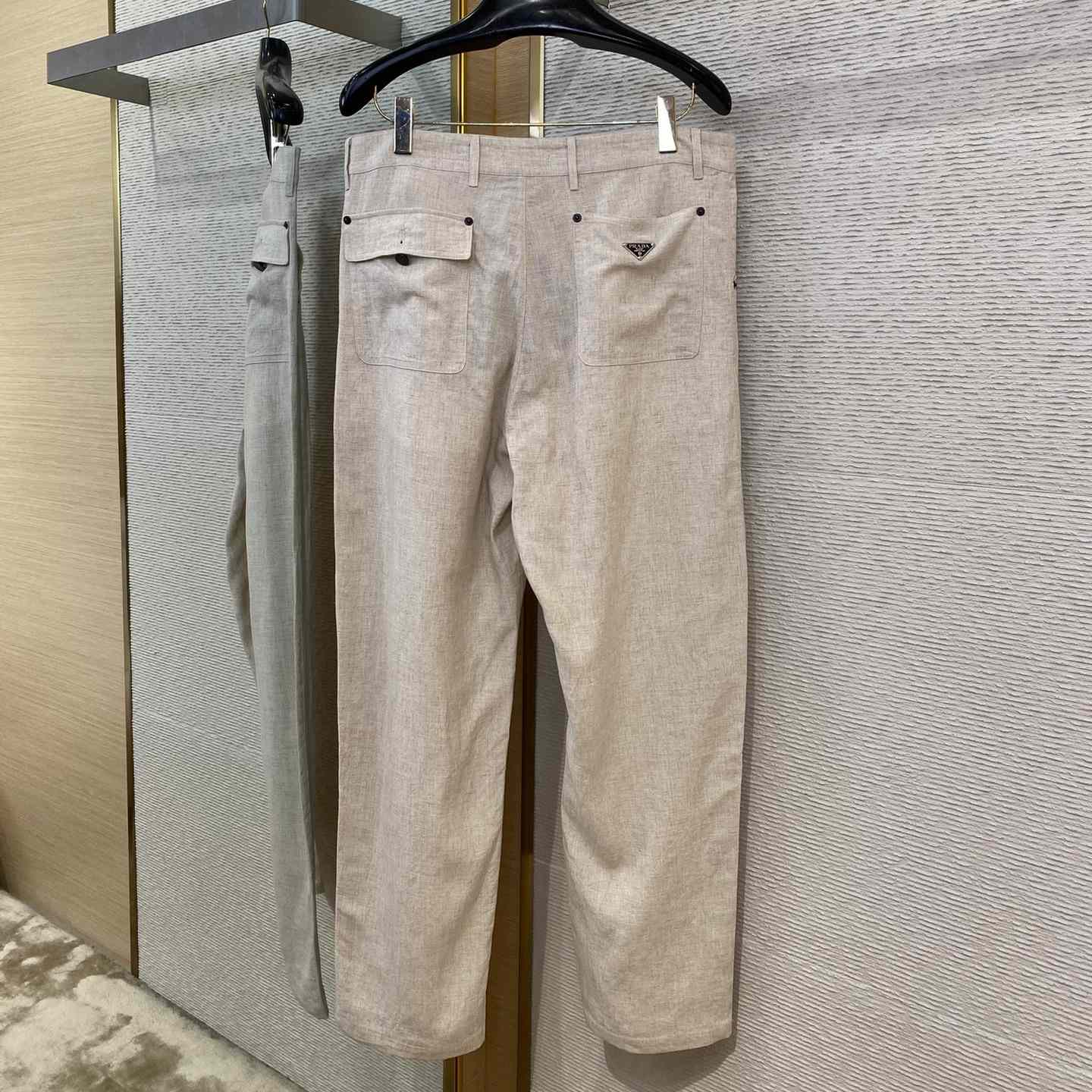 Prada Men's Linen Pants - PerfectKickZ