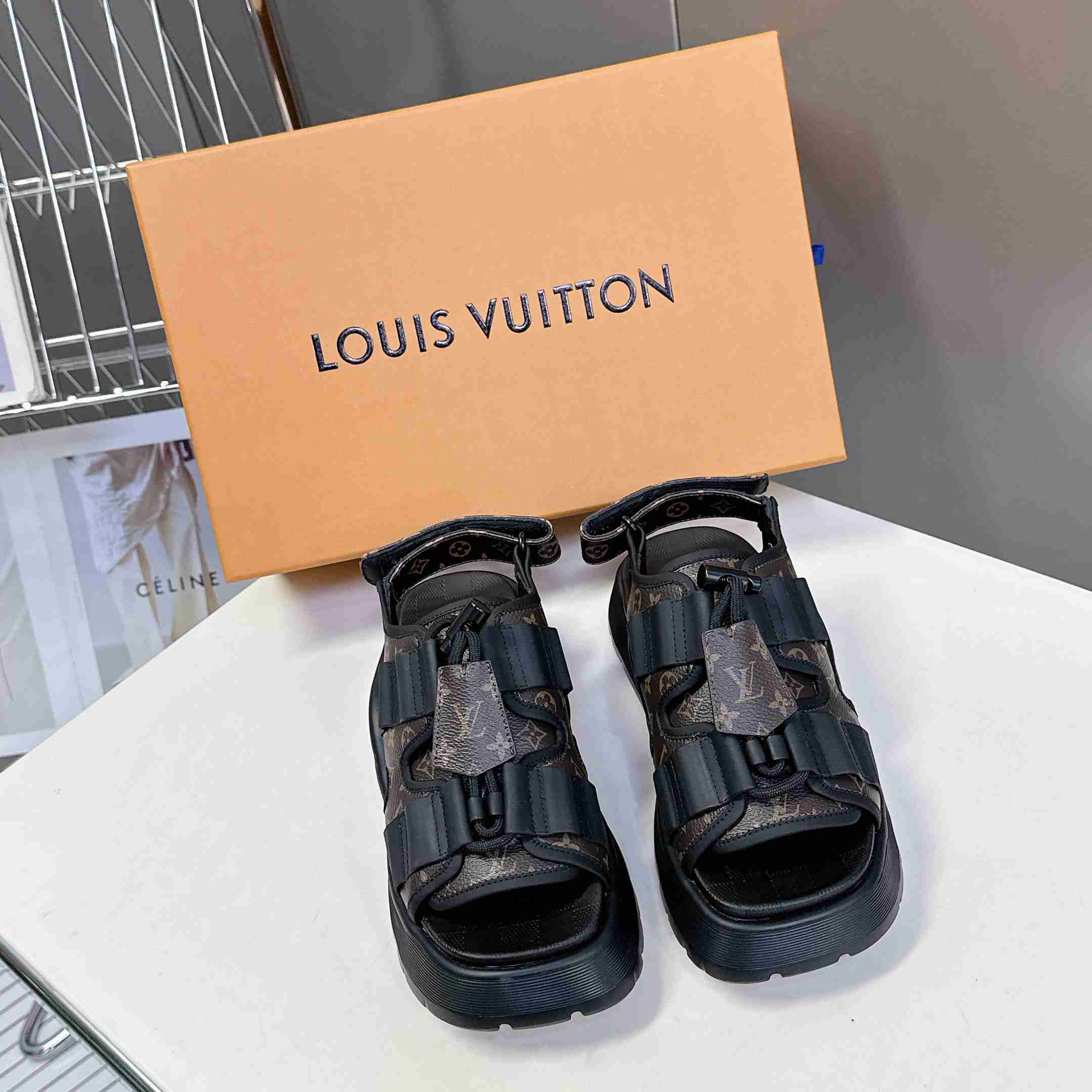 Louis Vuitton Chameleon Platform Sandal   1AHOAG - PerfectKickZ