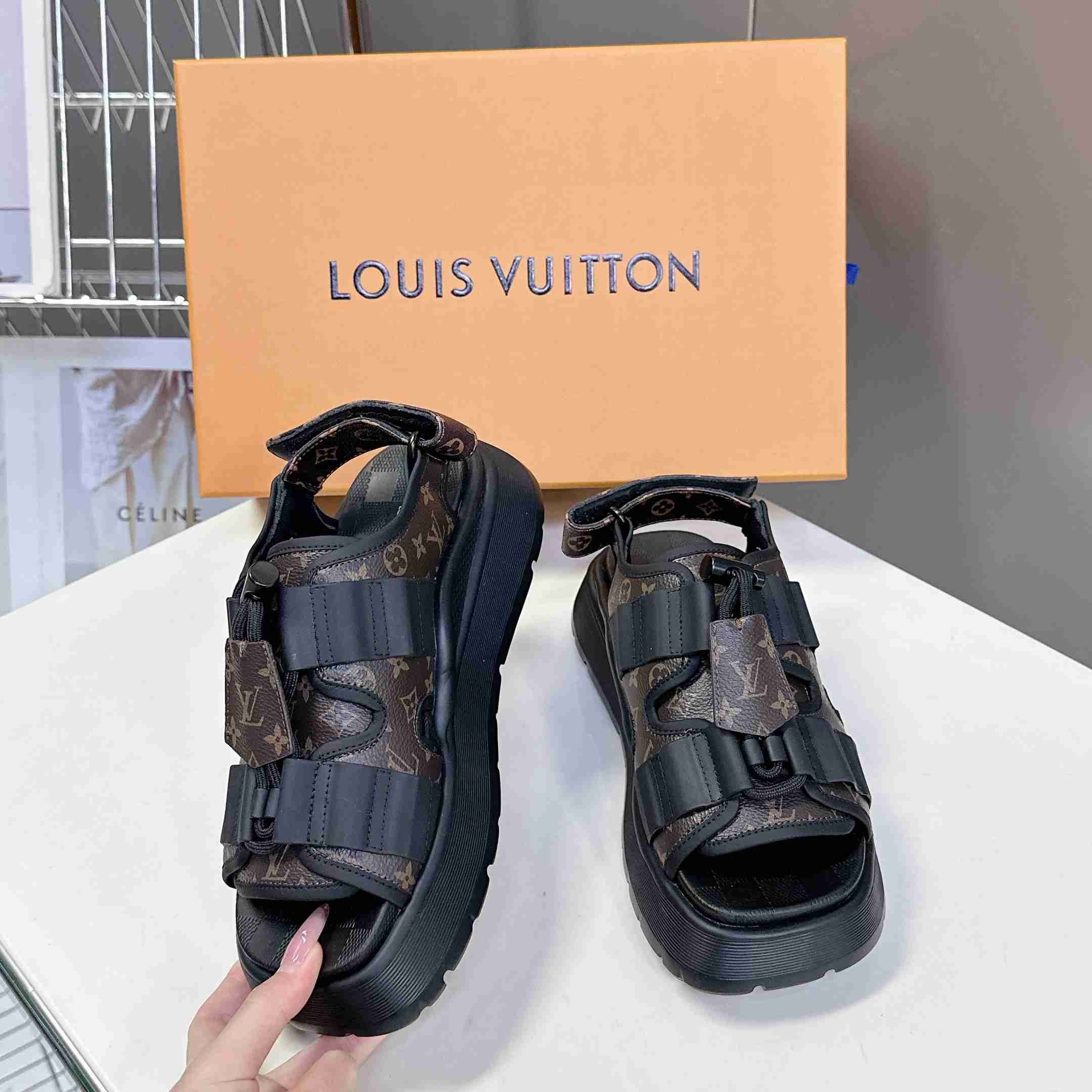 Louis Vuitton Chameleon Platform Sandal   1AHOAG - PerfectKickZ