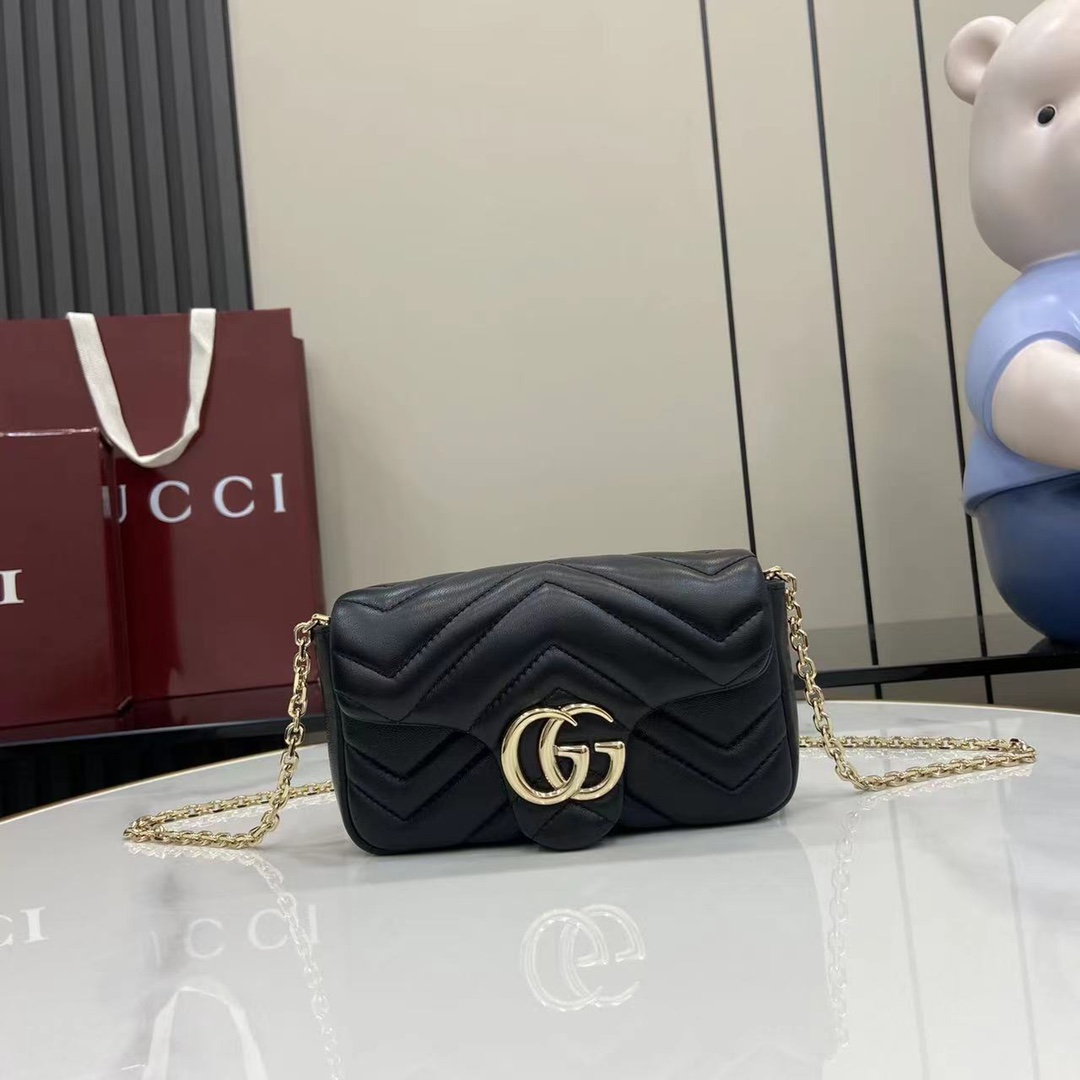 Gucci GG Marmont Mini Shoulder Bag - PerfectKickZ