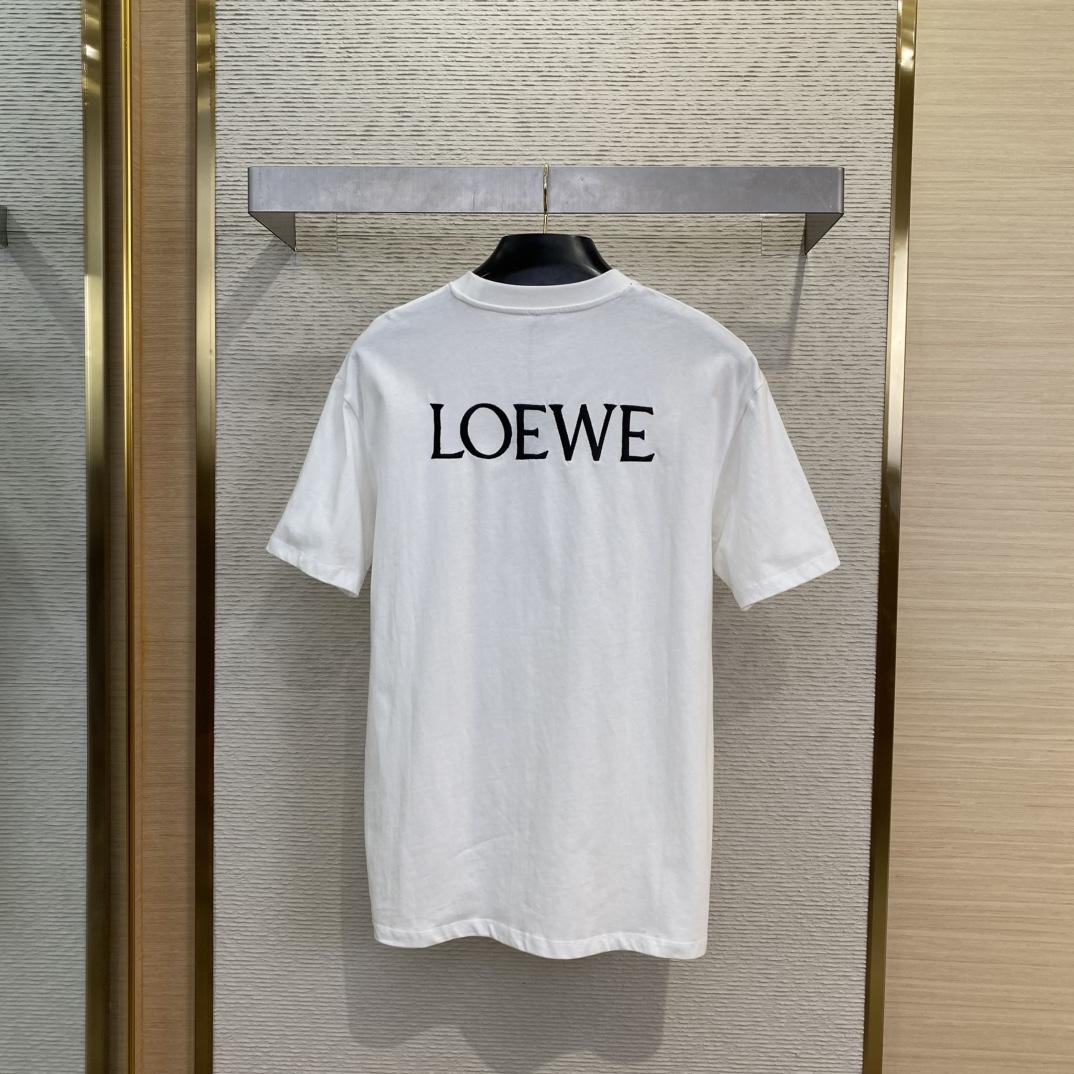 Loewe Loose Fit T-shirt In Cotton - PerfectKickZ
