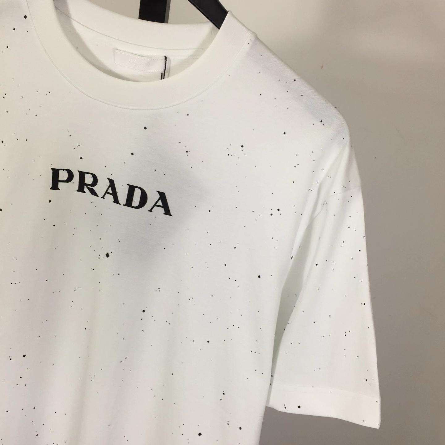 Prada Logo Cotton T-shirt - PerfectKickZ