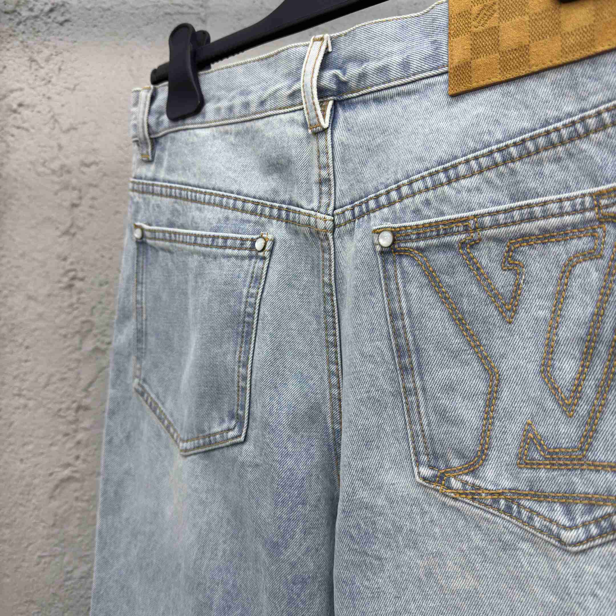 Louis Vuitton LV Denim Shorts   1AGTHU - PerfectKickZ