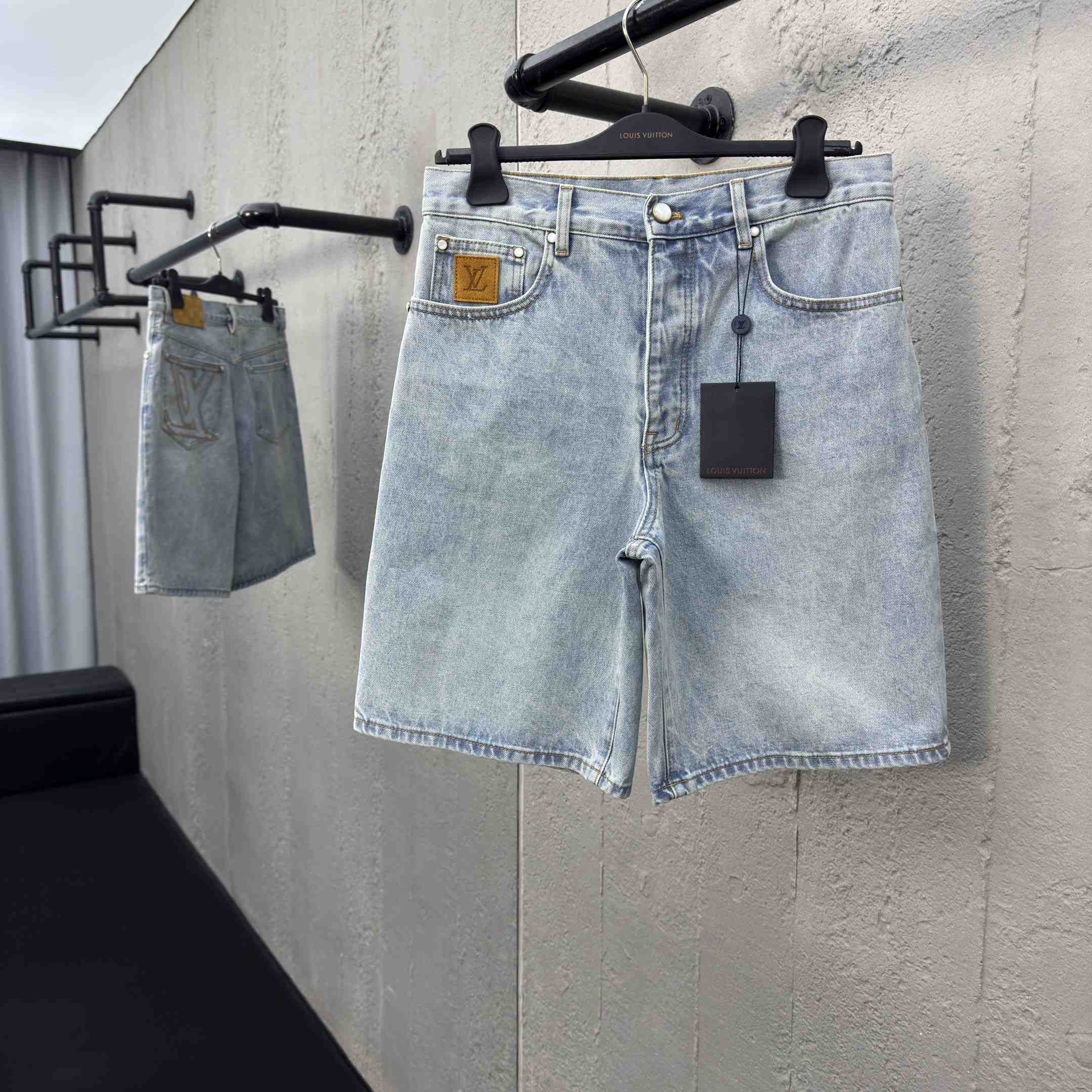 Louis Vuitton LV Denim Shorts   1AGTHU - PerfectKickZ