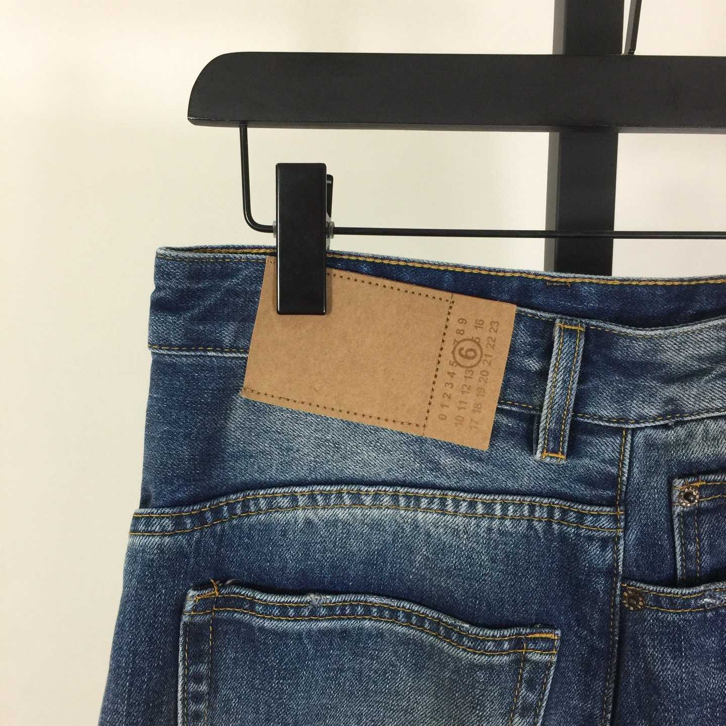 MM6 Maison Margiela Twist Wide Leg Jeans - PerfectKickZ