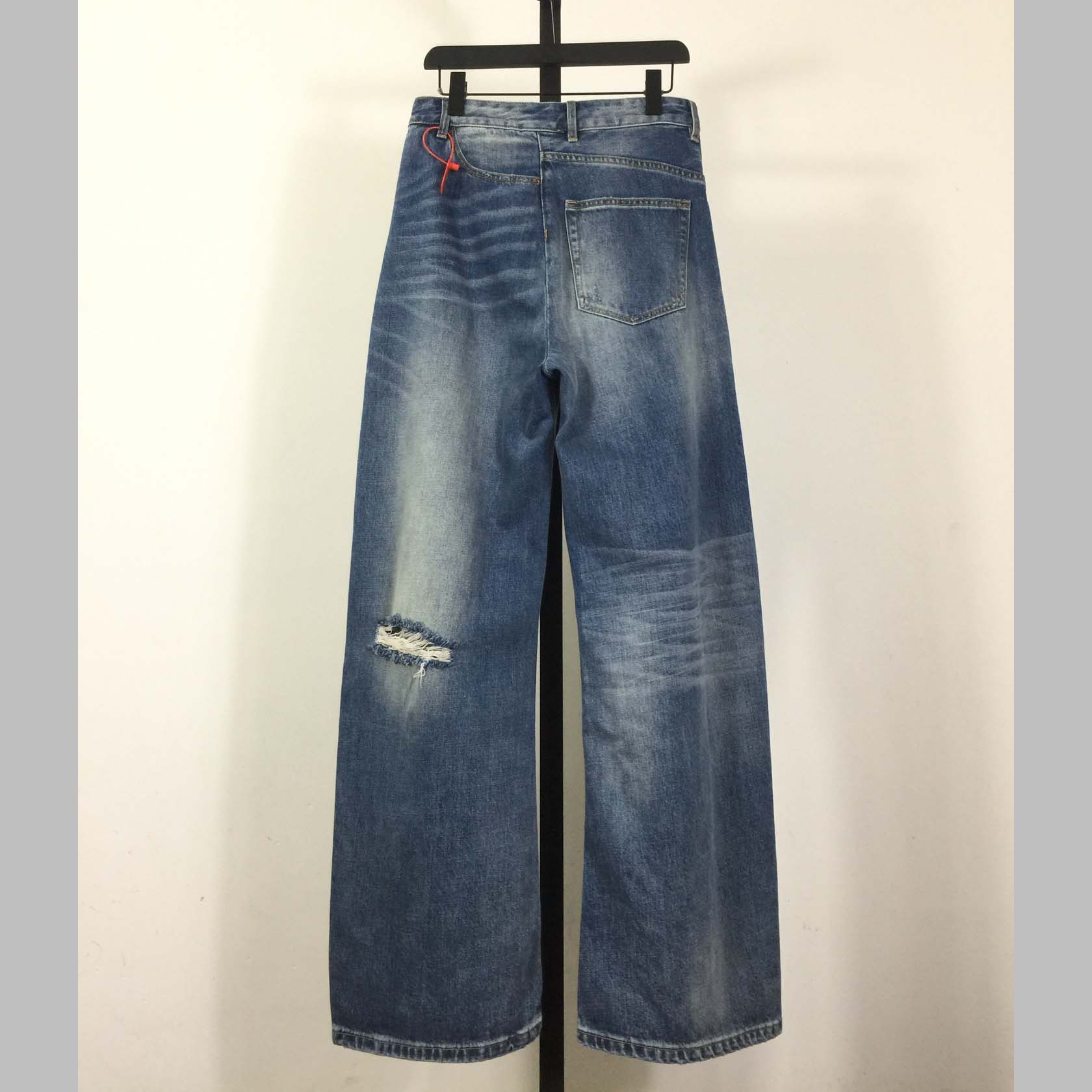 MM6 Maison Margiela Twist Wide Leg Jeans - PerfectKickZ