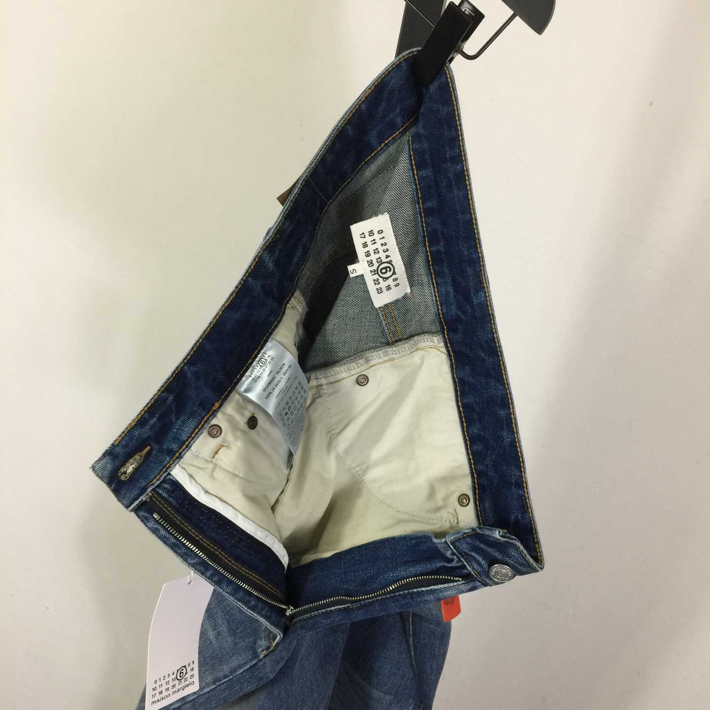 MM6 Maison Margiela Twist Wide Leg Jeans - PerfectKickZ